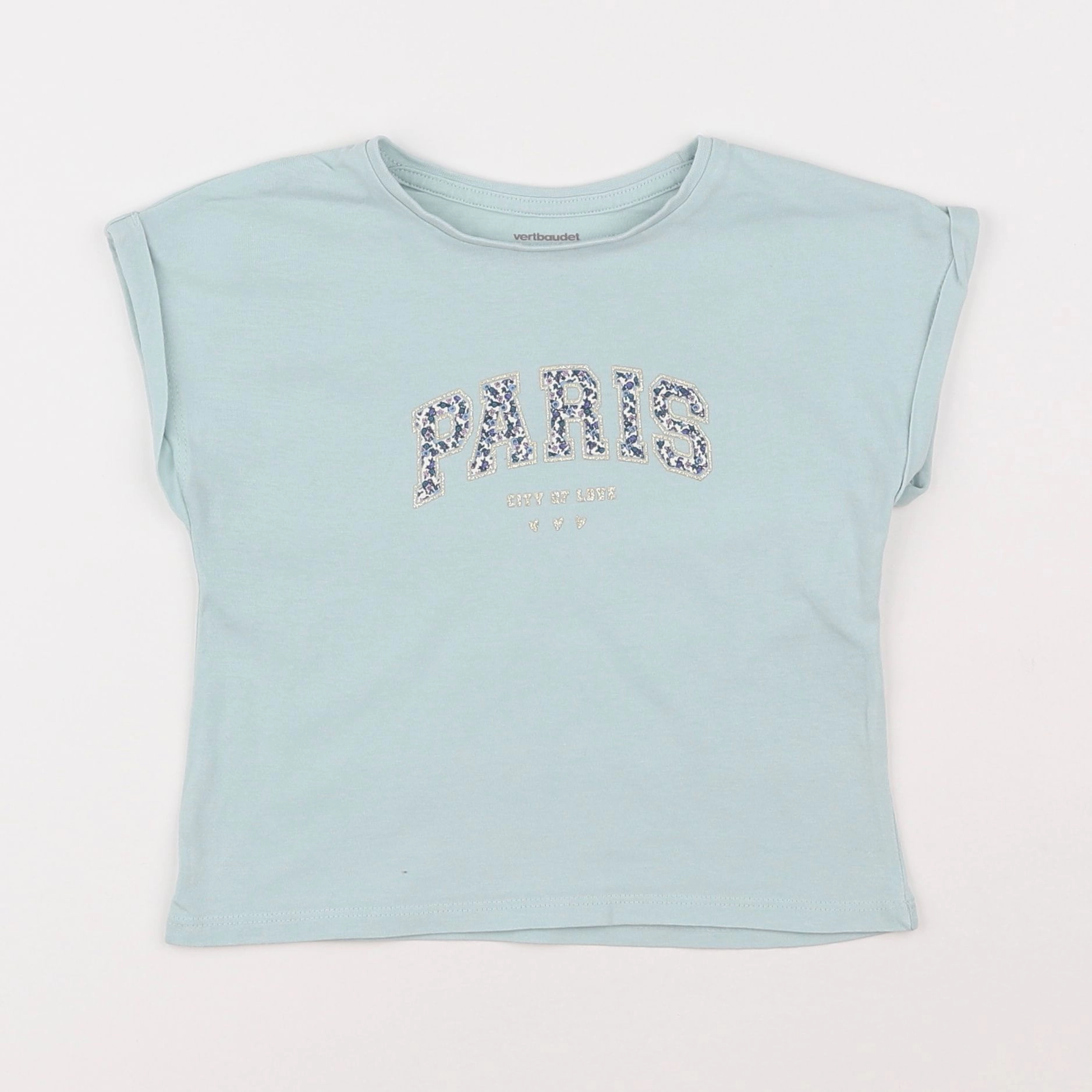 Vertbaudet - tee-shirt bleu - 3 ans