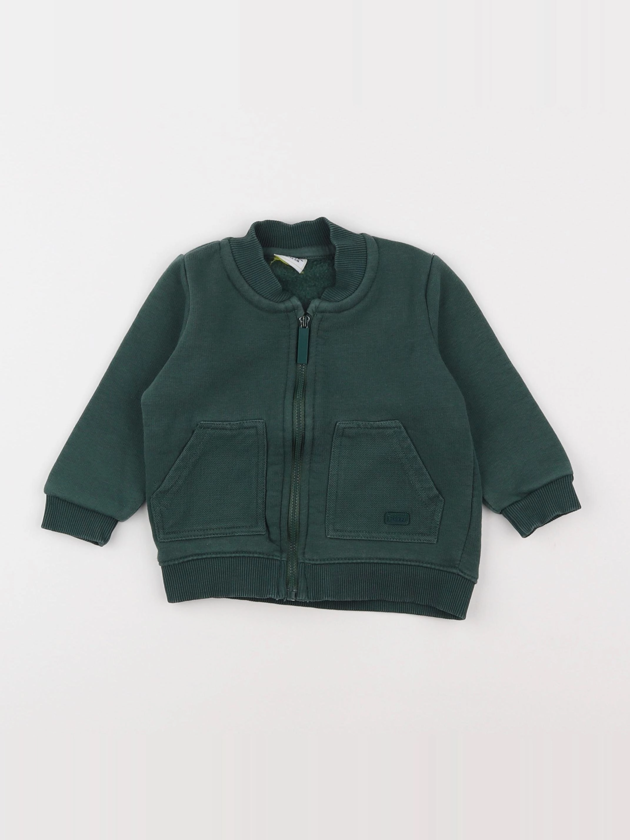 Tape à l'oeil - sweat vert - 12 mois