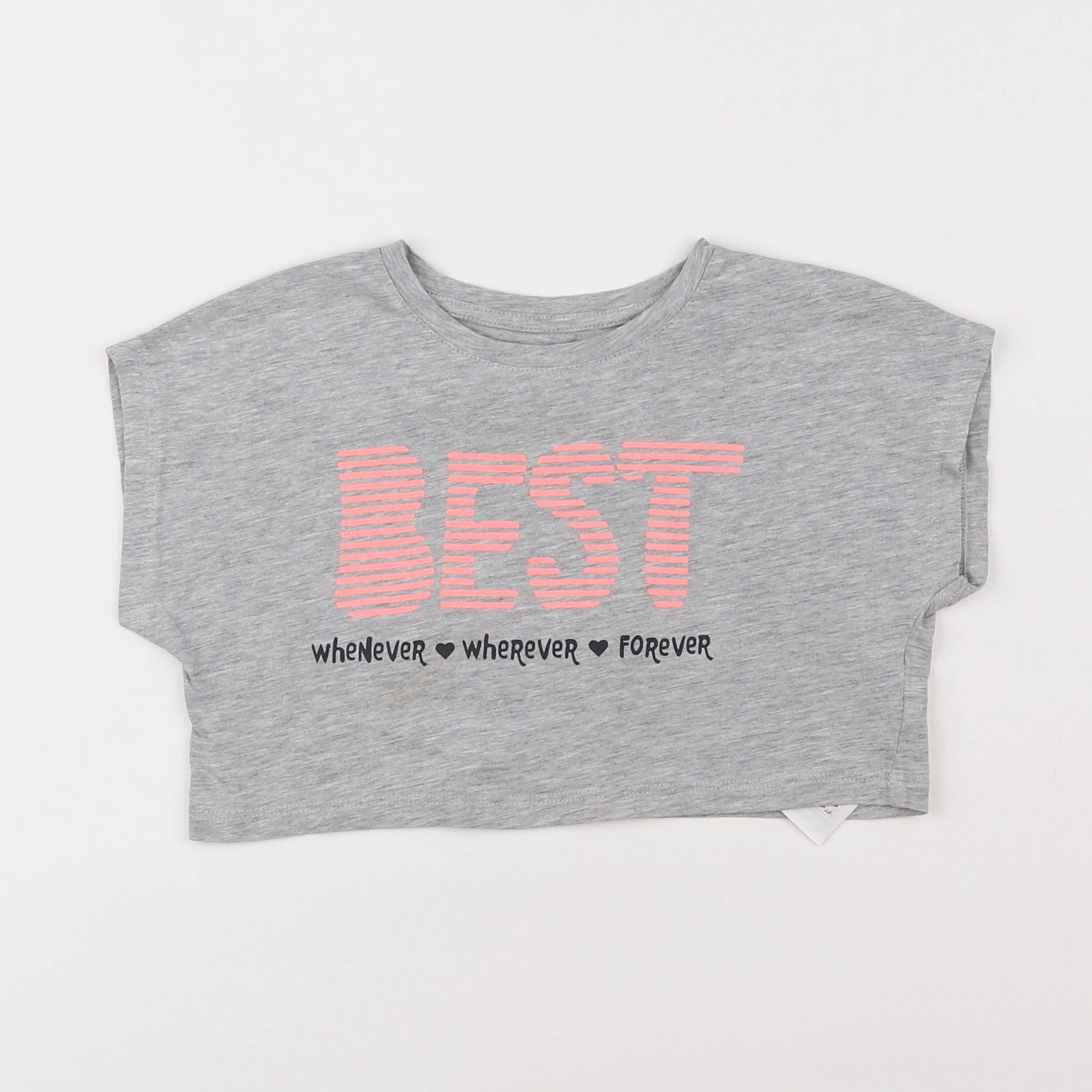 Vertbaudet - tee-shirt gris - 5 ans
