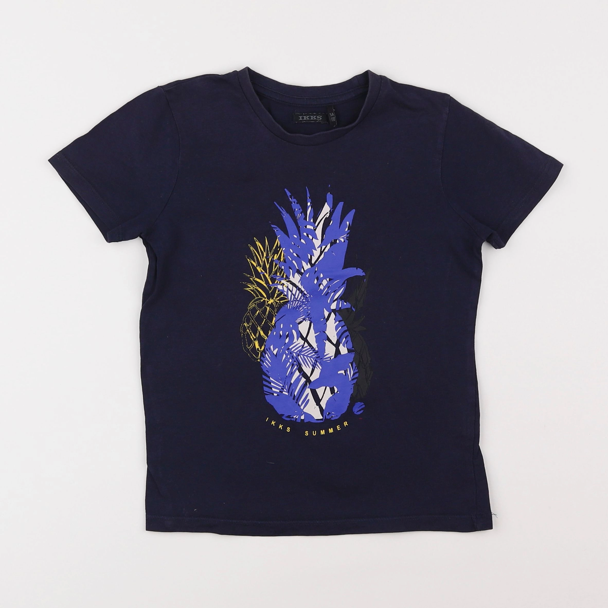 IKKS - tee-shirt bleu - 5 ans