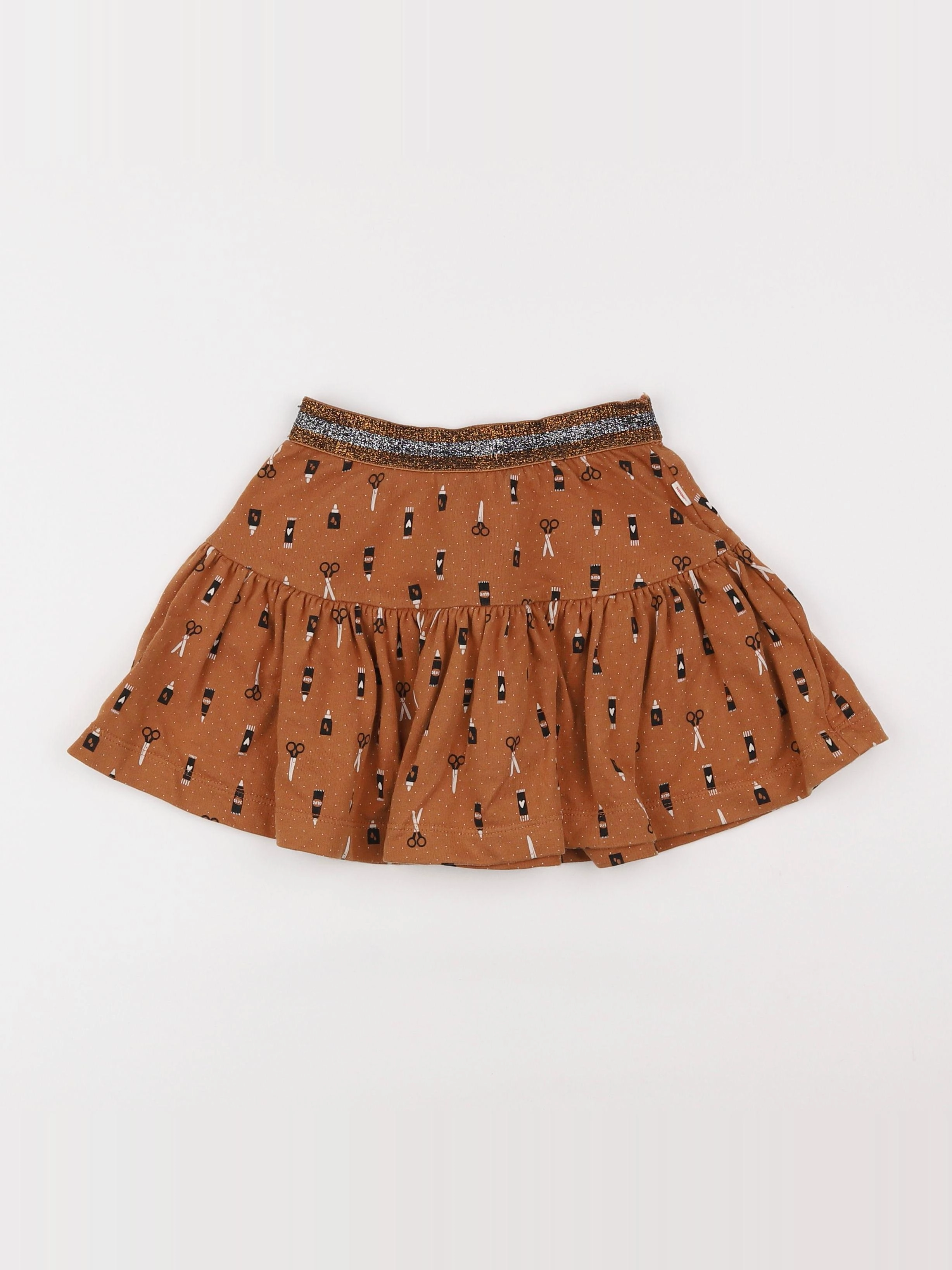 Catimini - jupe marron - 5 ans