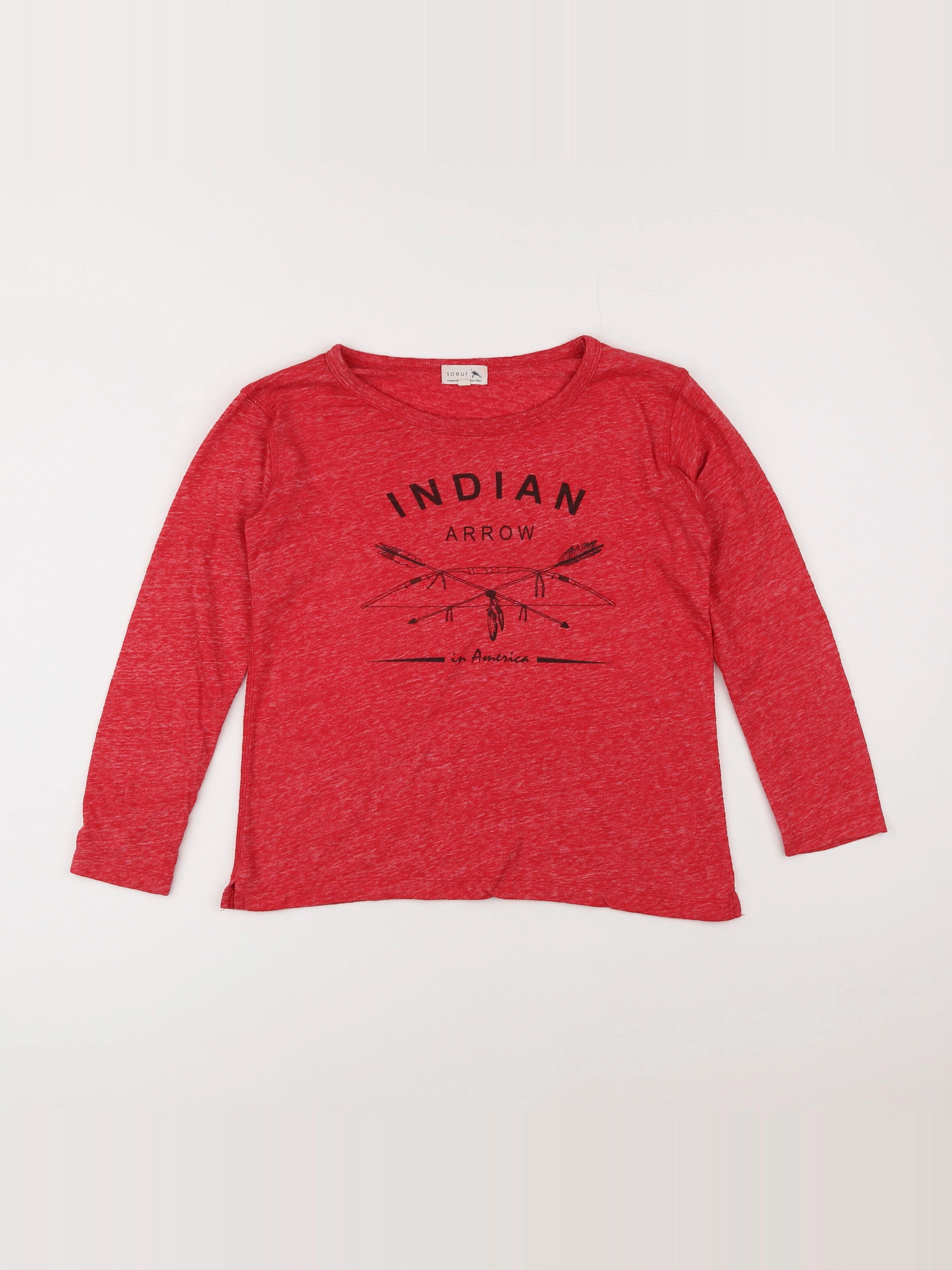 Soeur - tee-shirt rouge - 10 ans