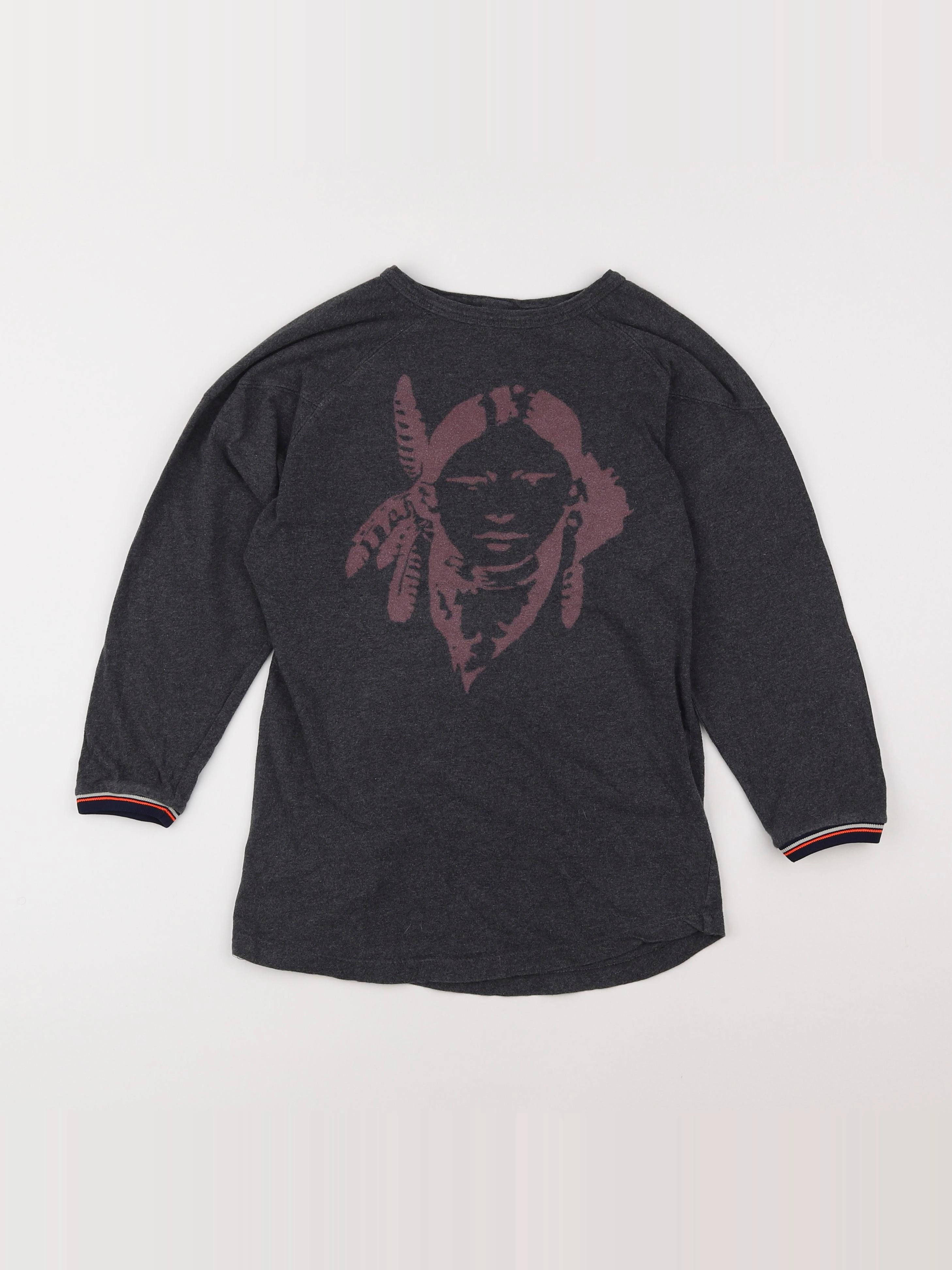Bellerose - tee-shirt gris - 8 ans