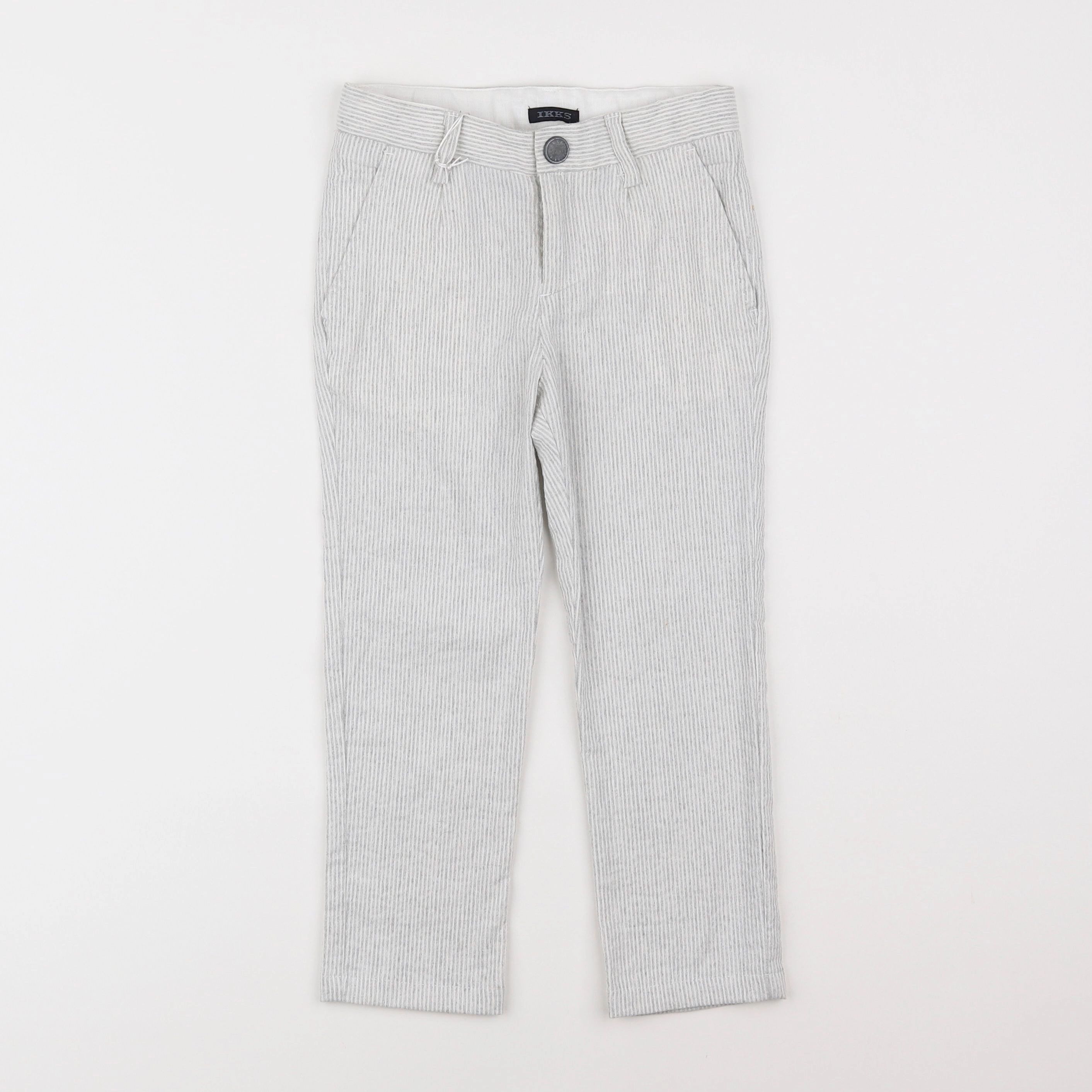 IKKS - pantalon gris, blanc - 4 ans