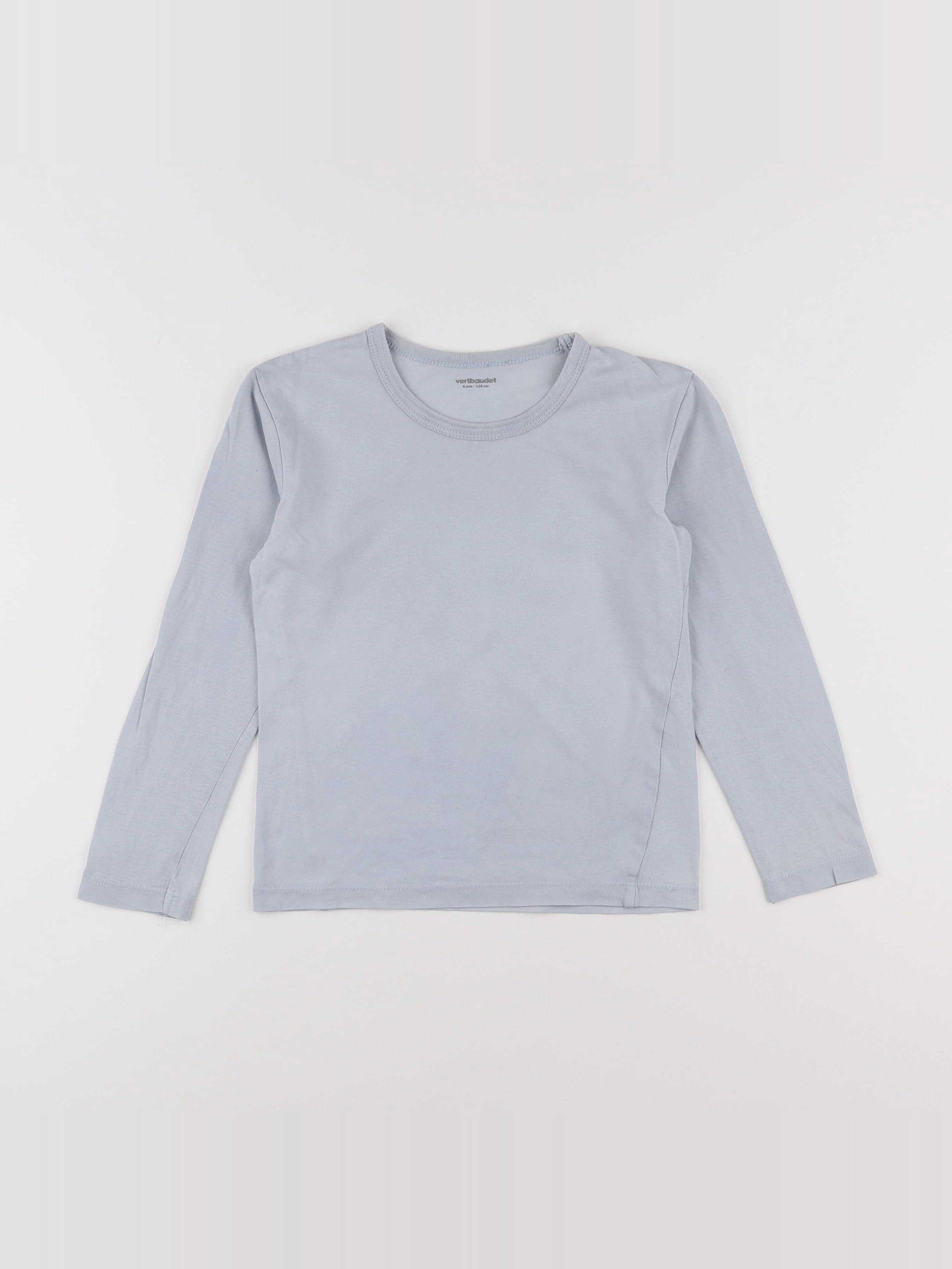 Vertbaudet - maillot de corps bleu - 8 ans