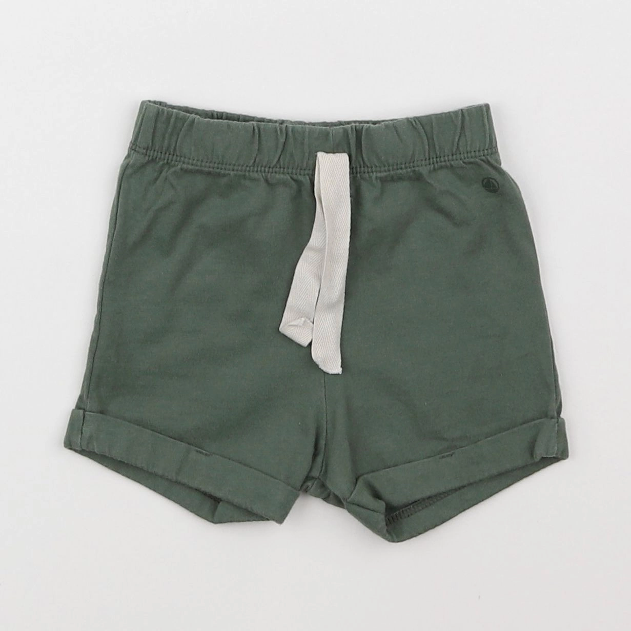 Petit Bateau - short vert - 6 mois