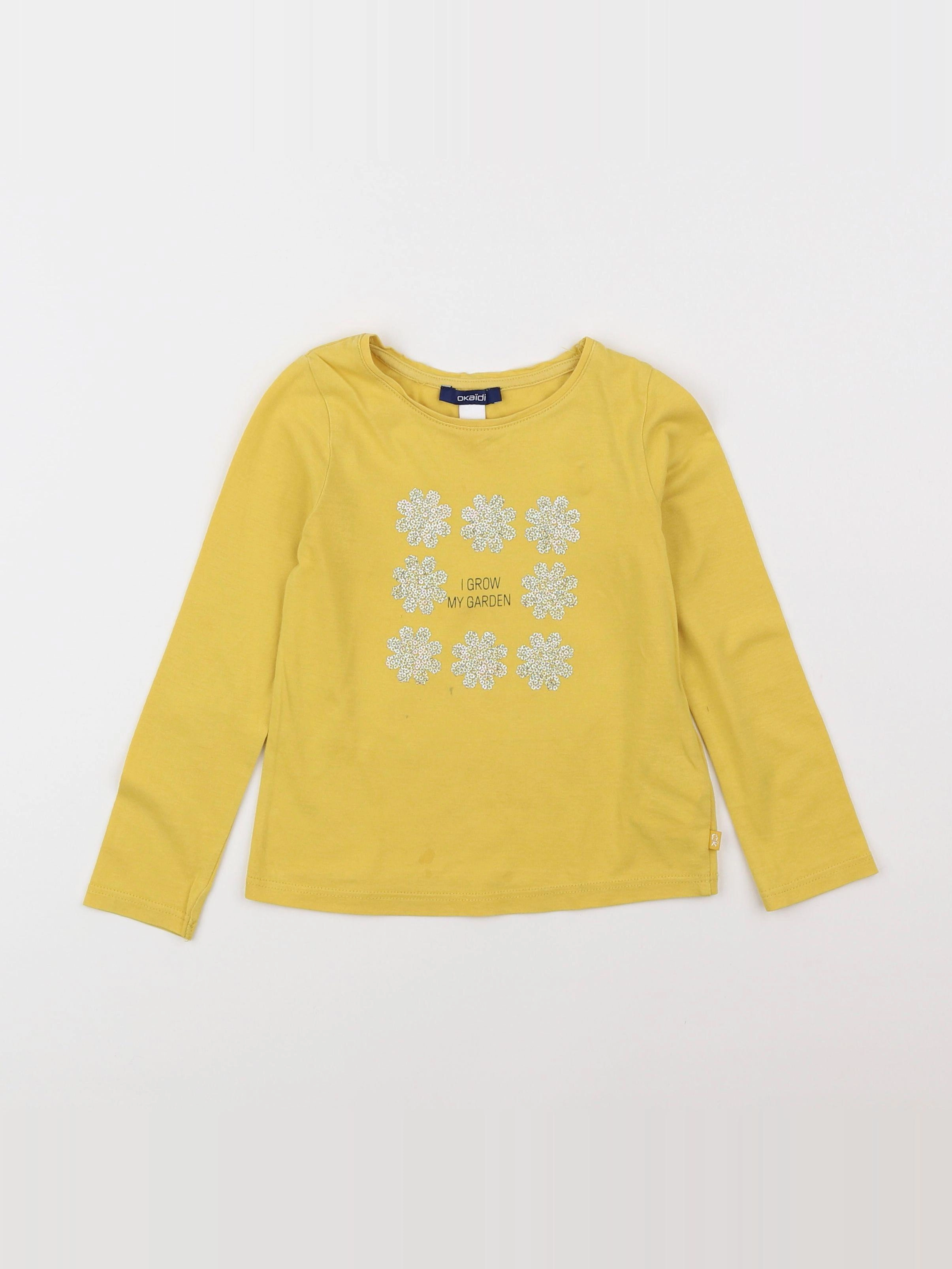 Okaidi - tee-shirt jaune - 3 ans