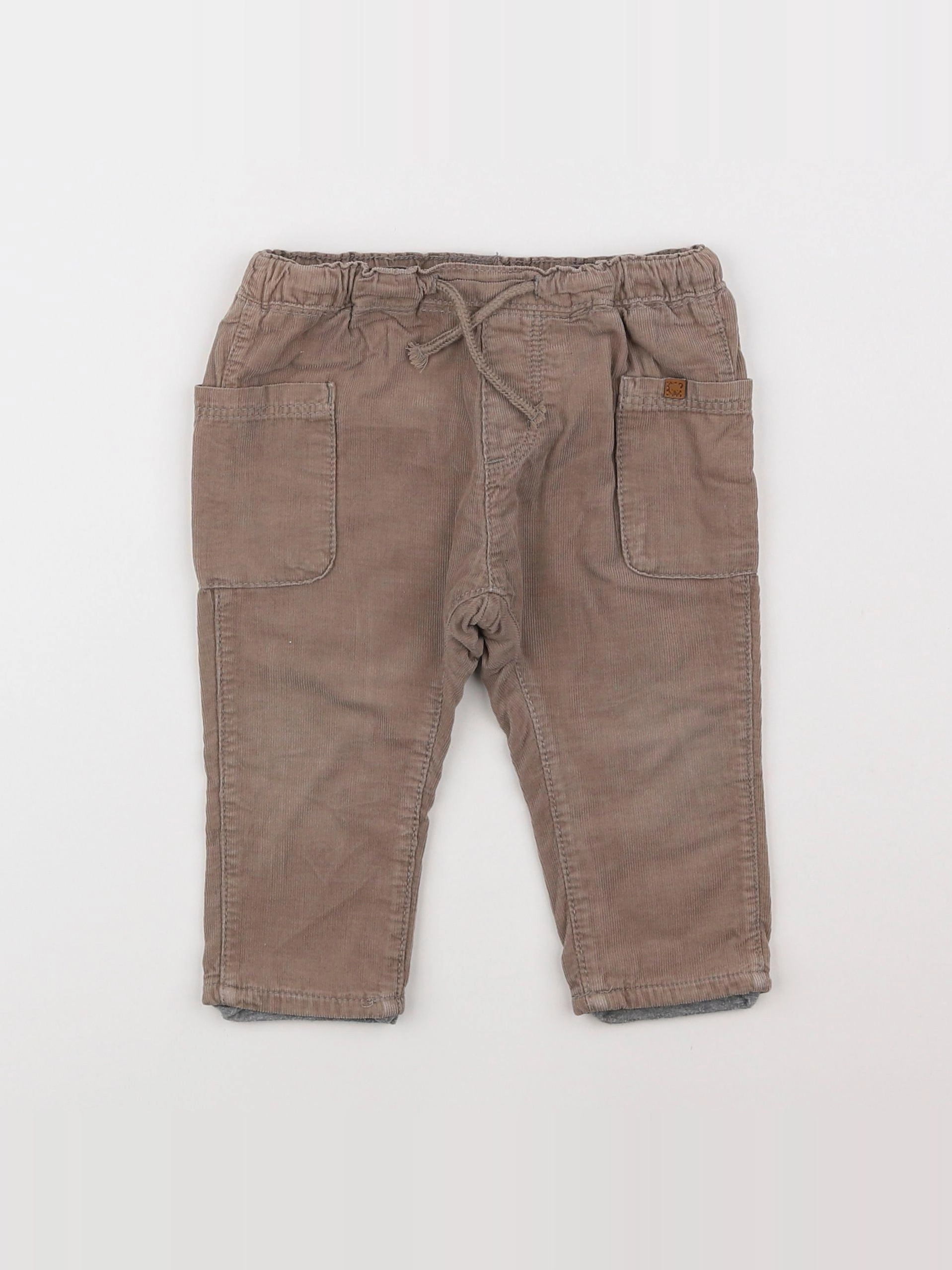 H&M - pantalon beige - 6/9 mois