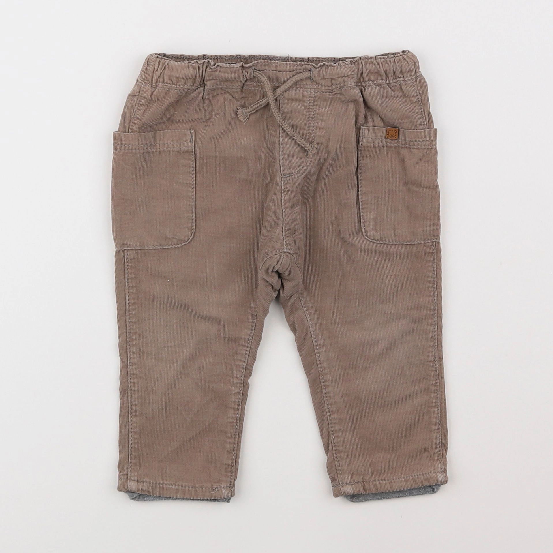 H&M - pantalon beige - 6/9 mois