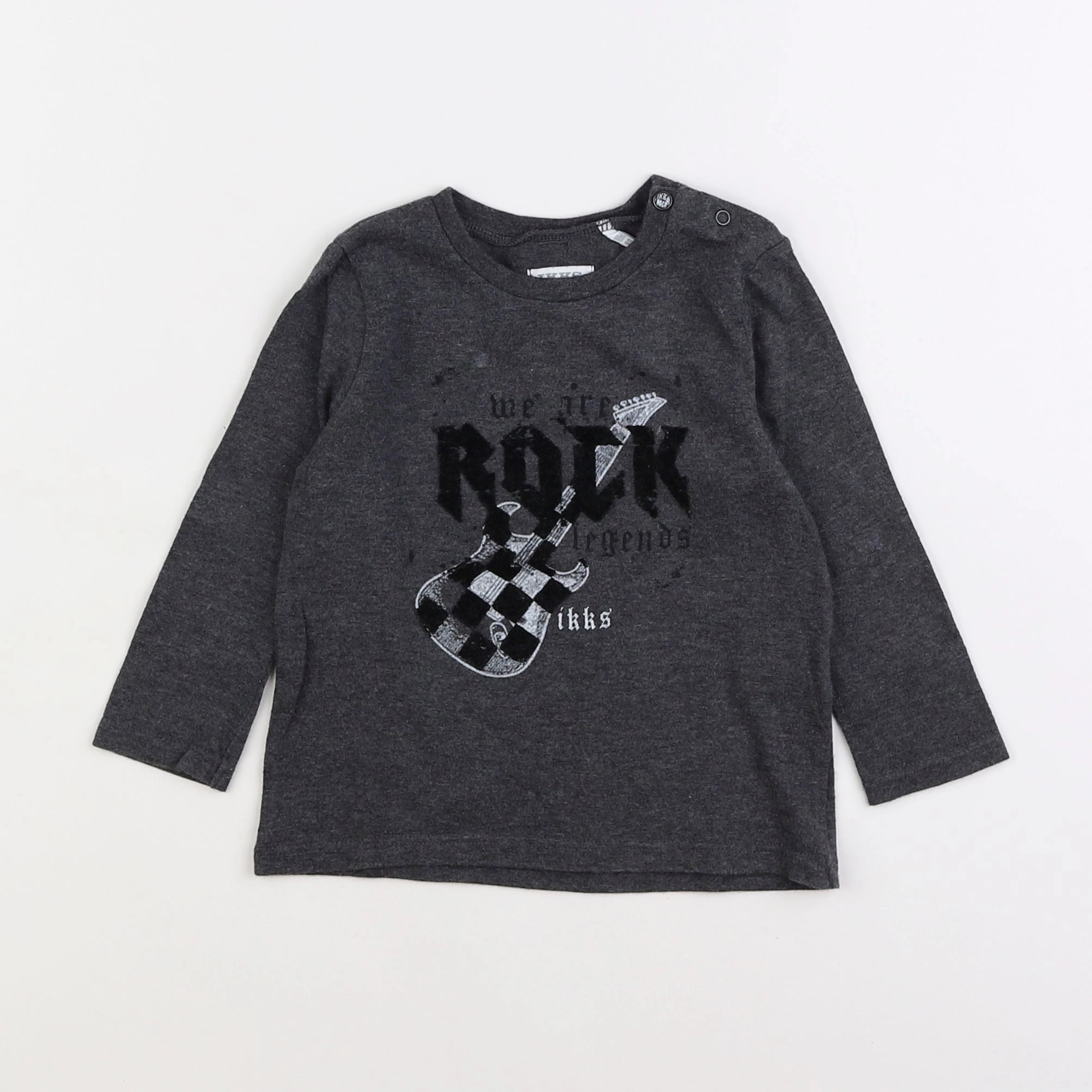 IKKS - tee-shirt noir - 18 mois