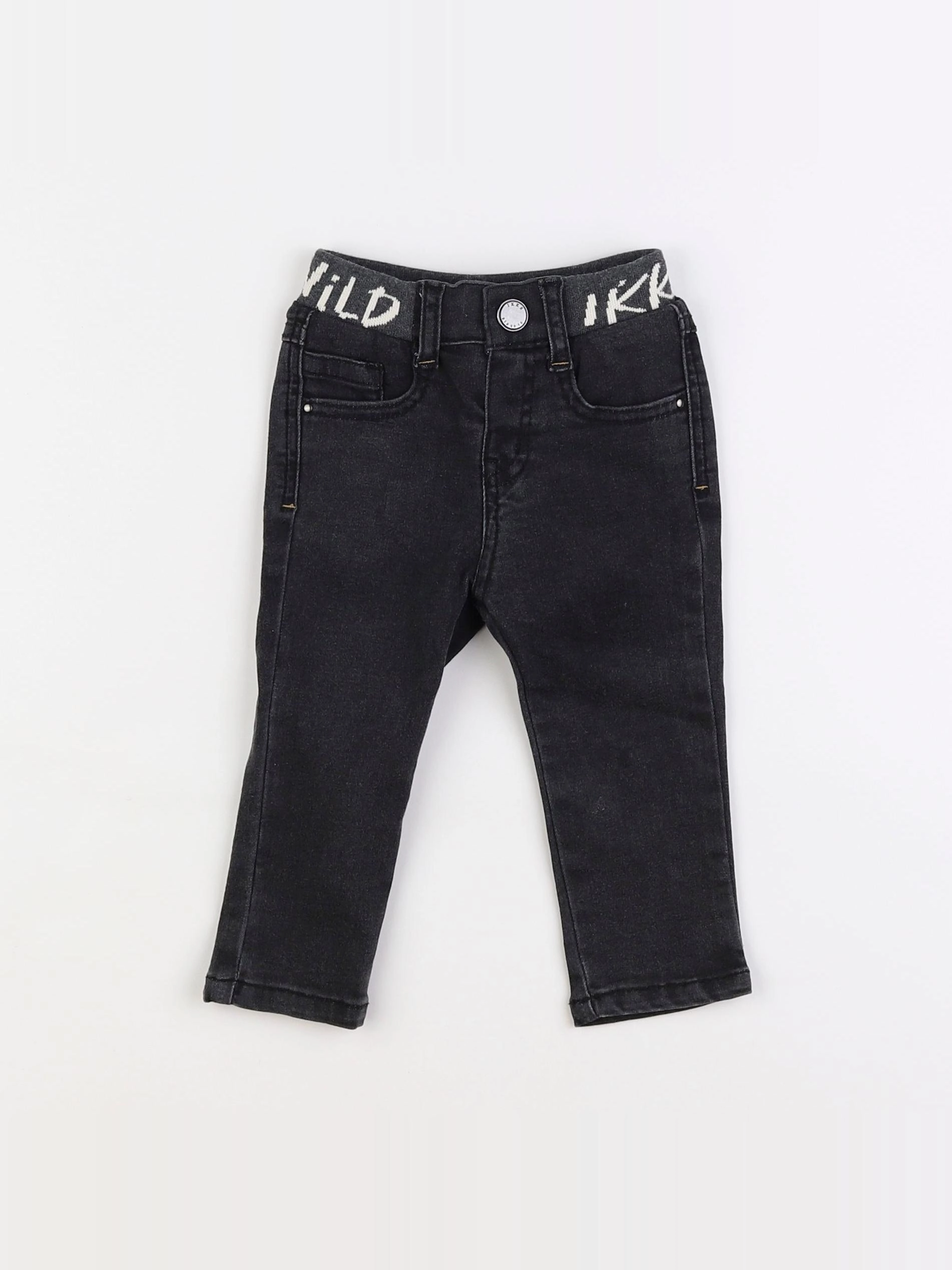 IKKS - jean noir - 12 mois