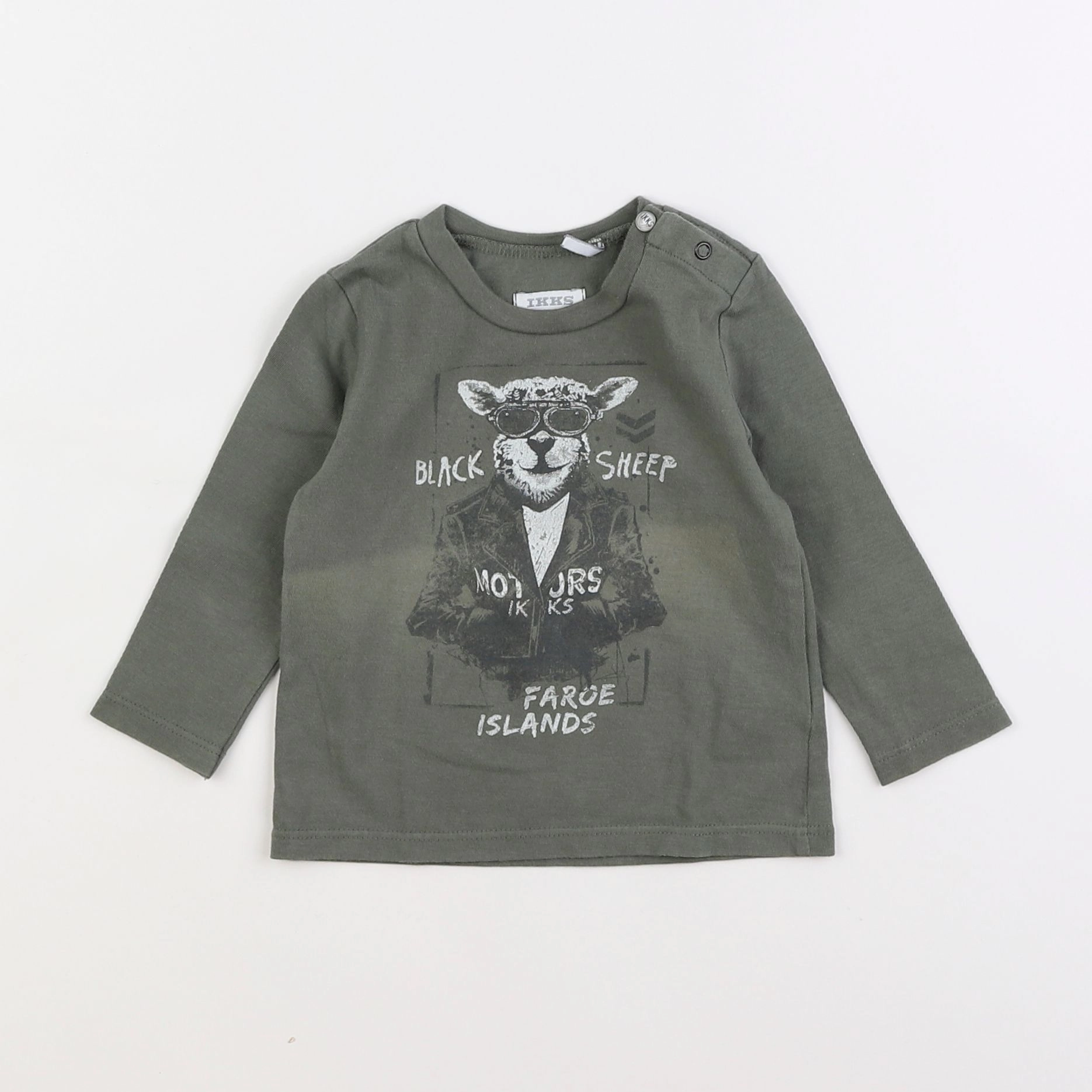 IKKS - tee-shirt vert - 6 mois