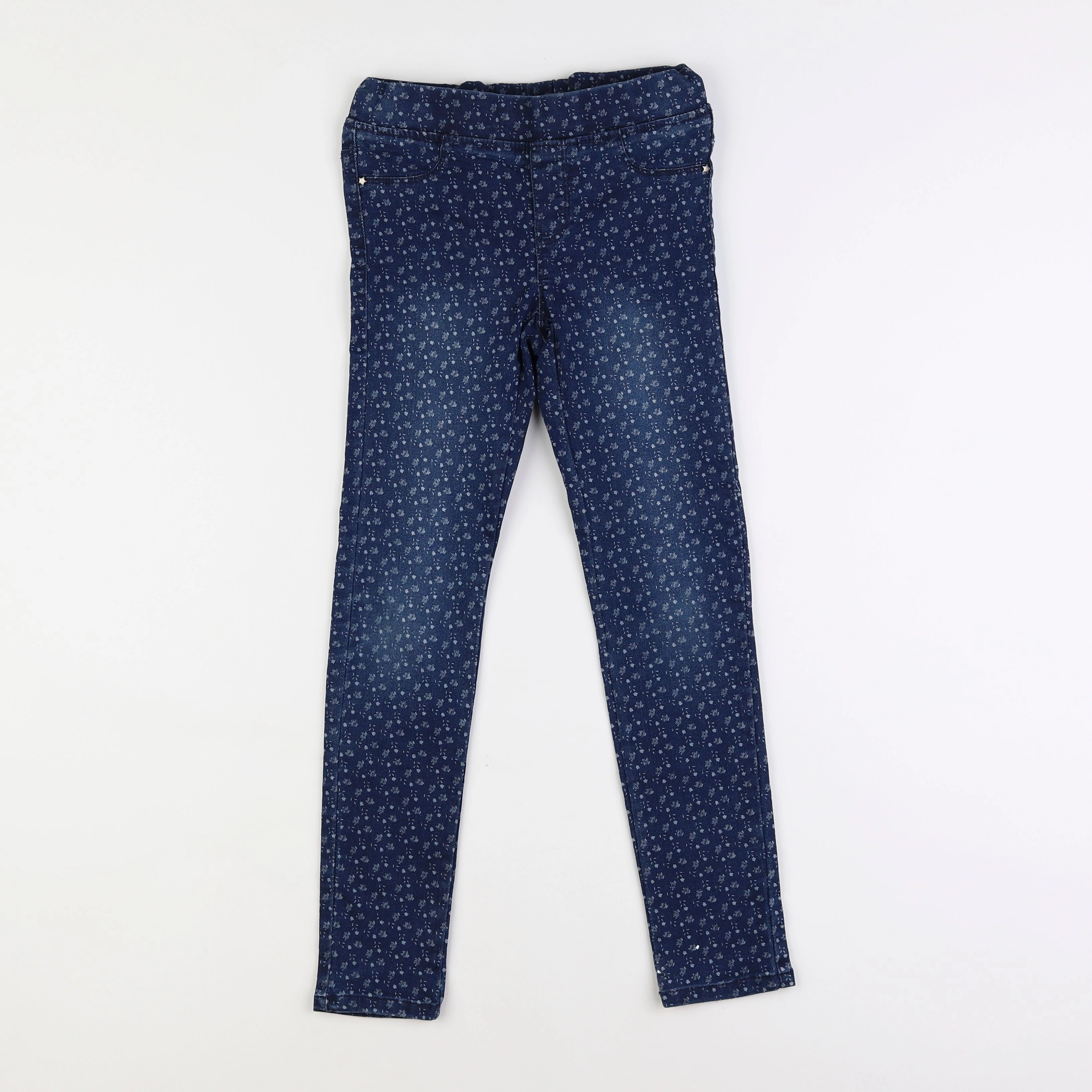 Okaidi - jegging bleu - 8 ans