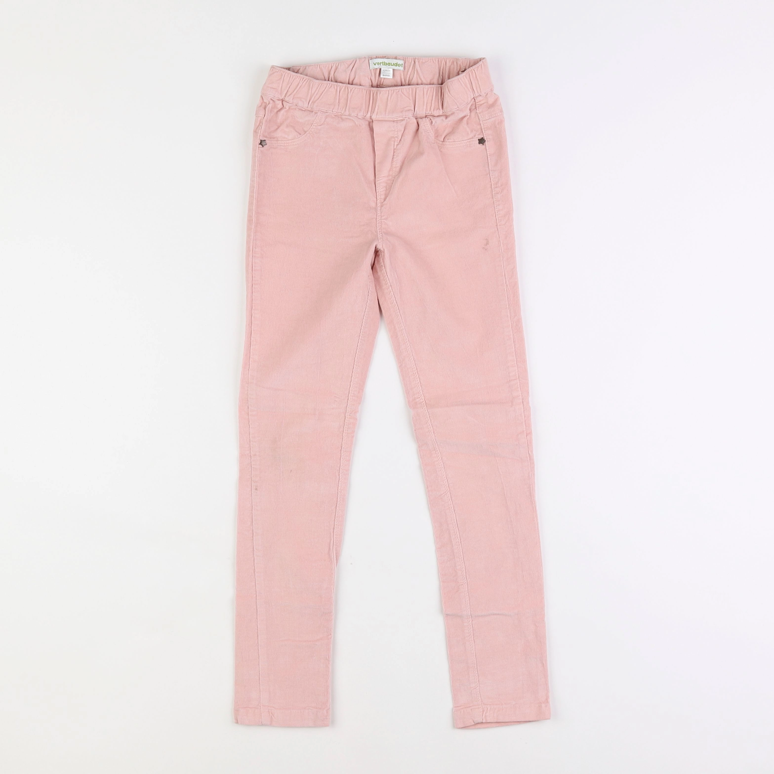 Vertbaudet - pantalon rose - 8 ans