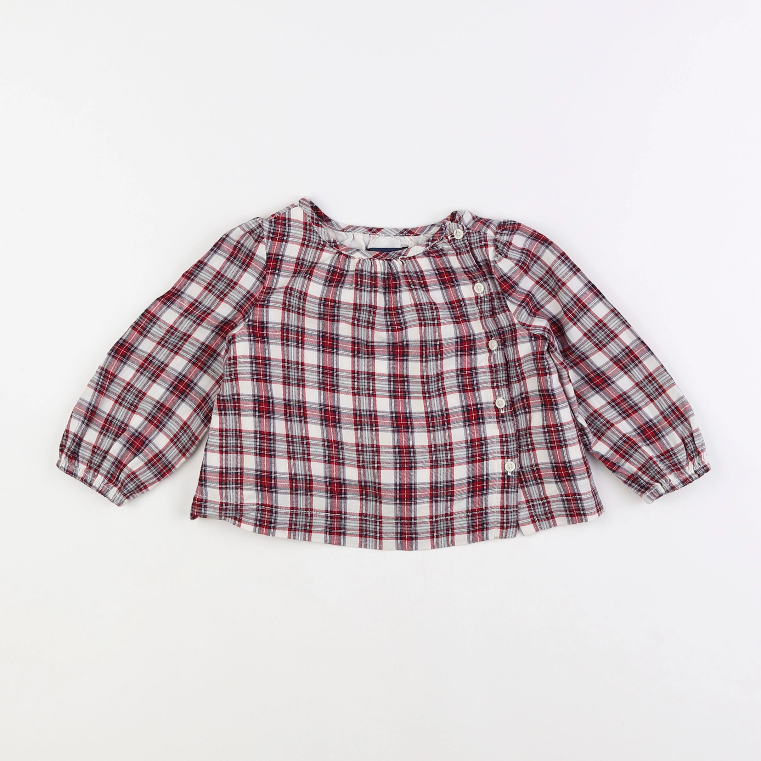 GAP - blouse rouge - 12/18 mois