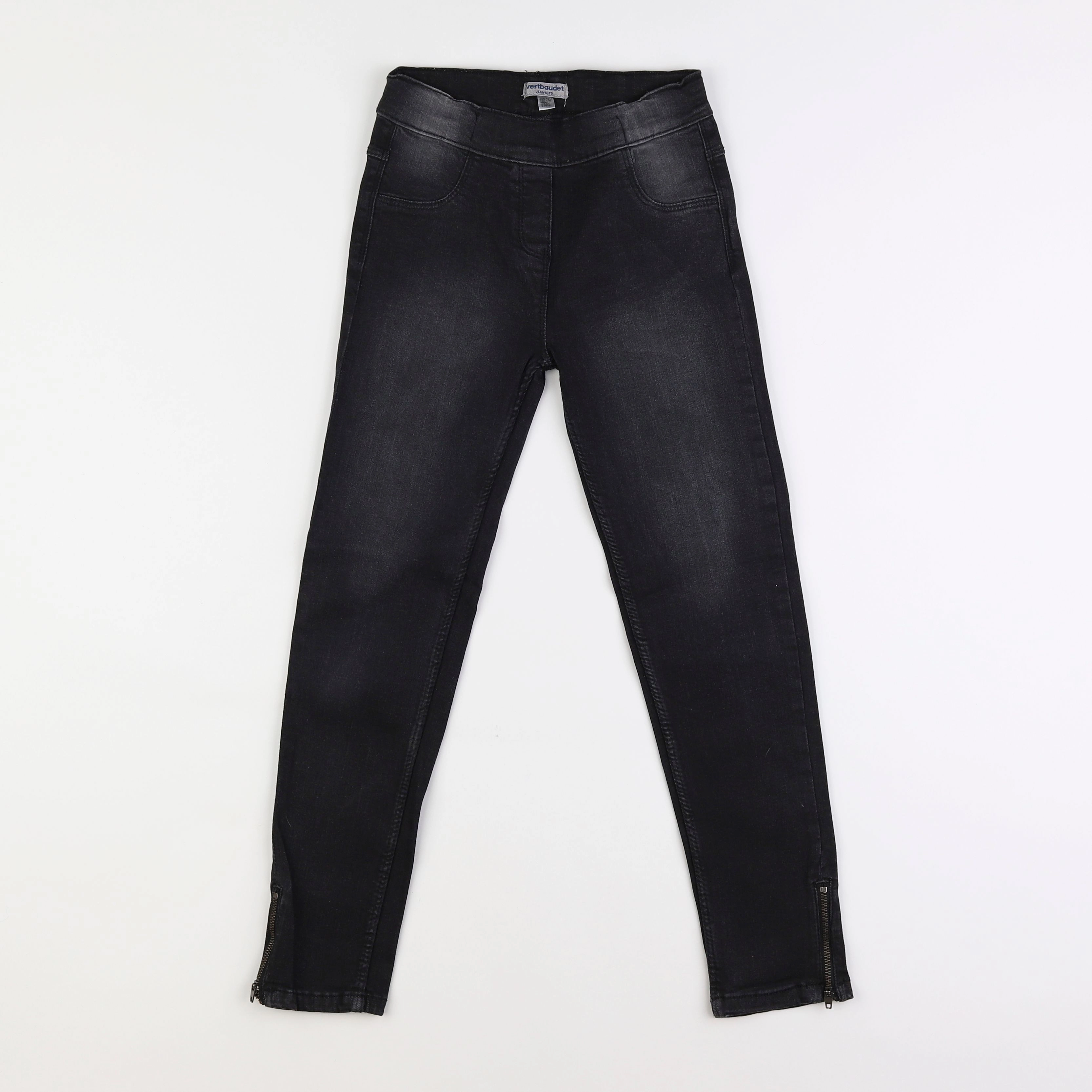 Vertbaudet - jegging noir - 9 ans