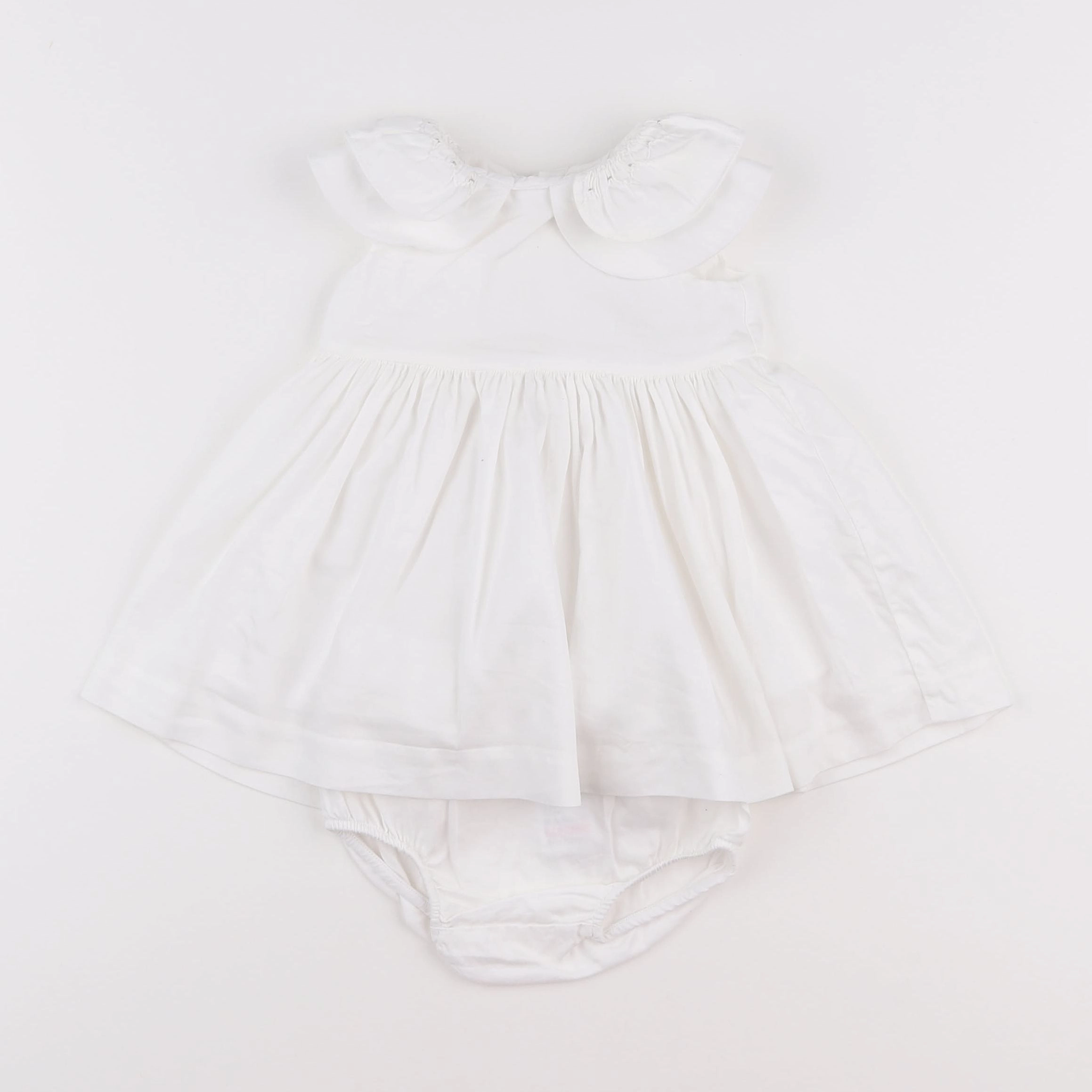 Jacadi - robe blanc - 6 mois
