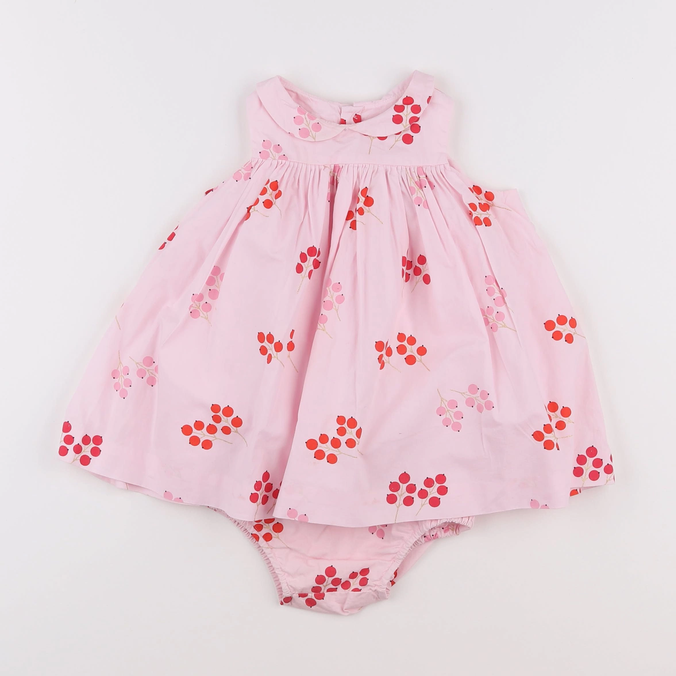 Jacadi - robe rose - 6 mois