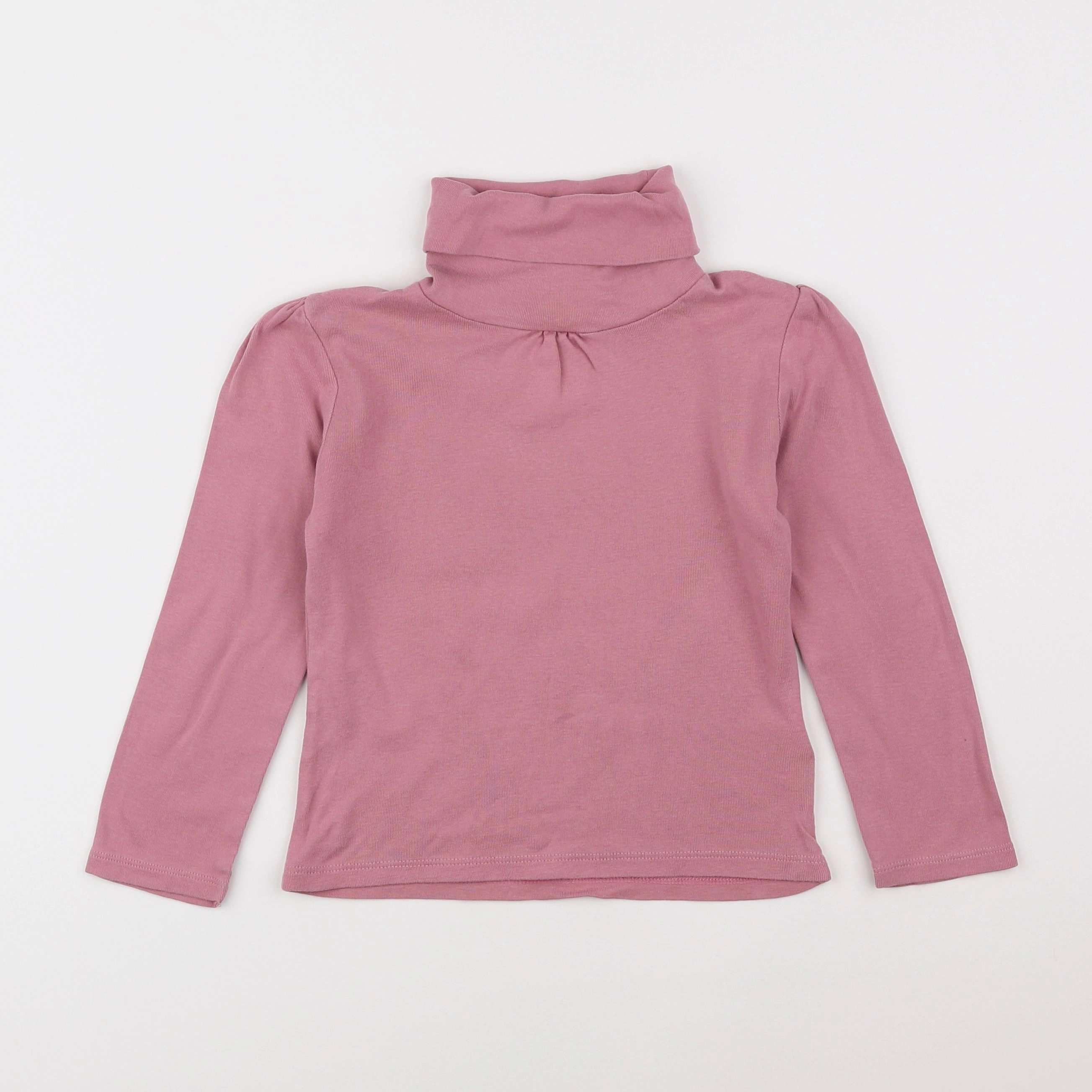 Vertbaudet - sous-pull rose - 6 ans