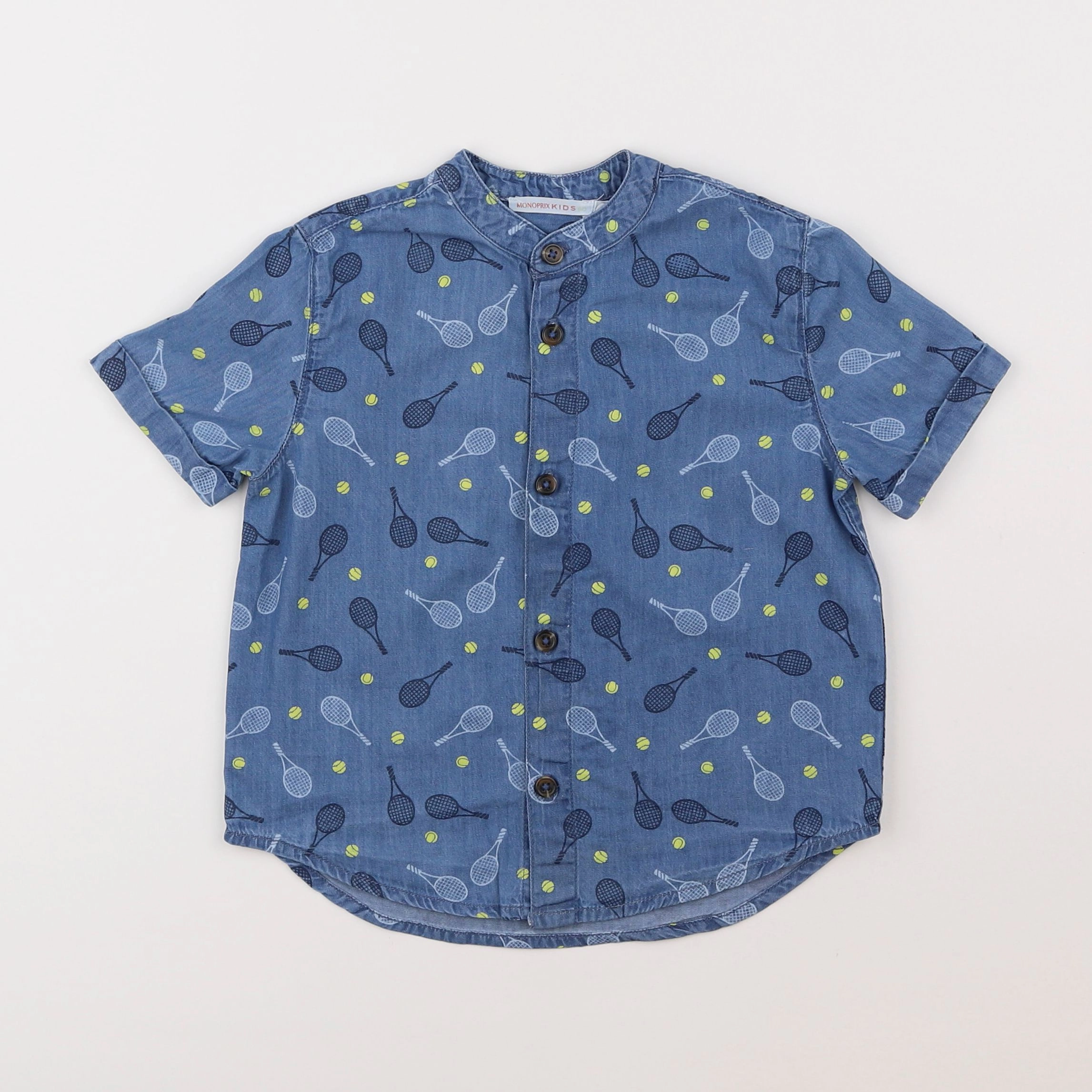 Boutchou - chemise bleu - 3 ans