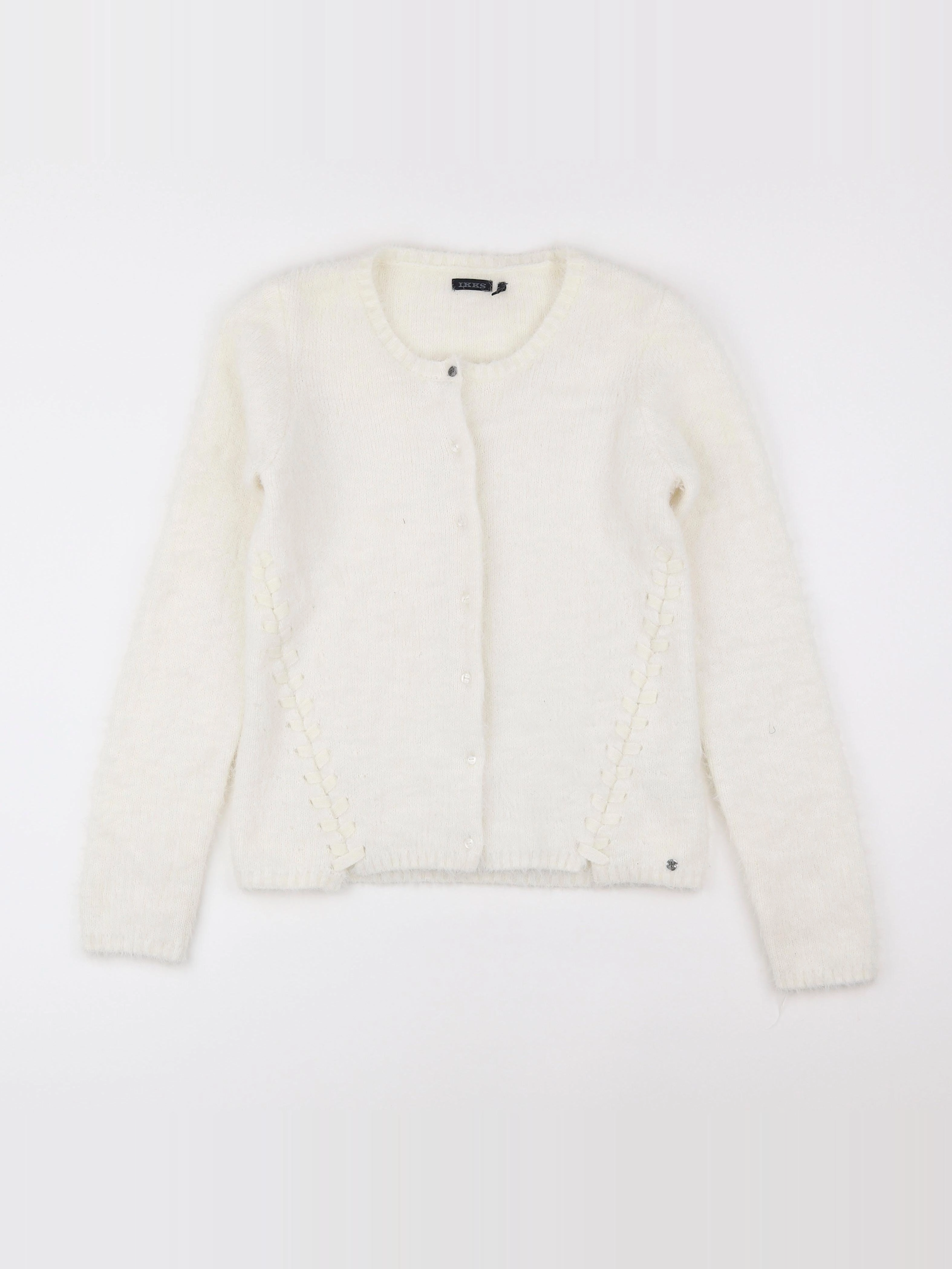 IKKS - gilet blanc - 12 ans