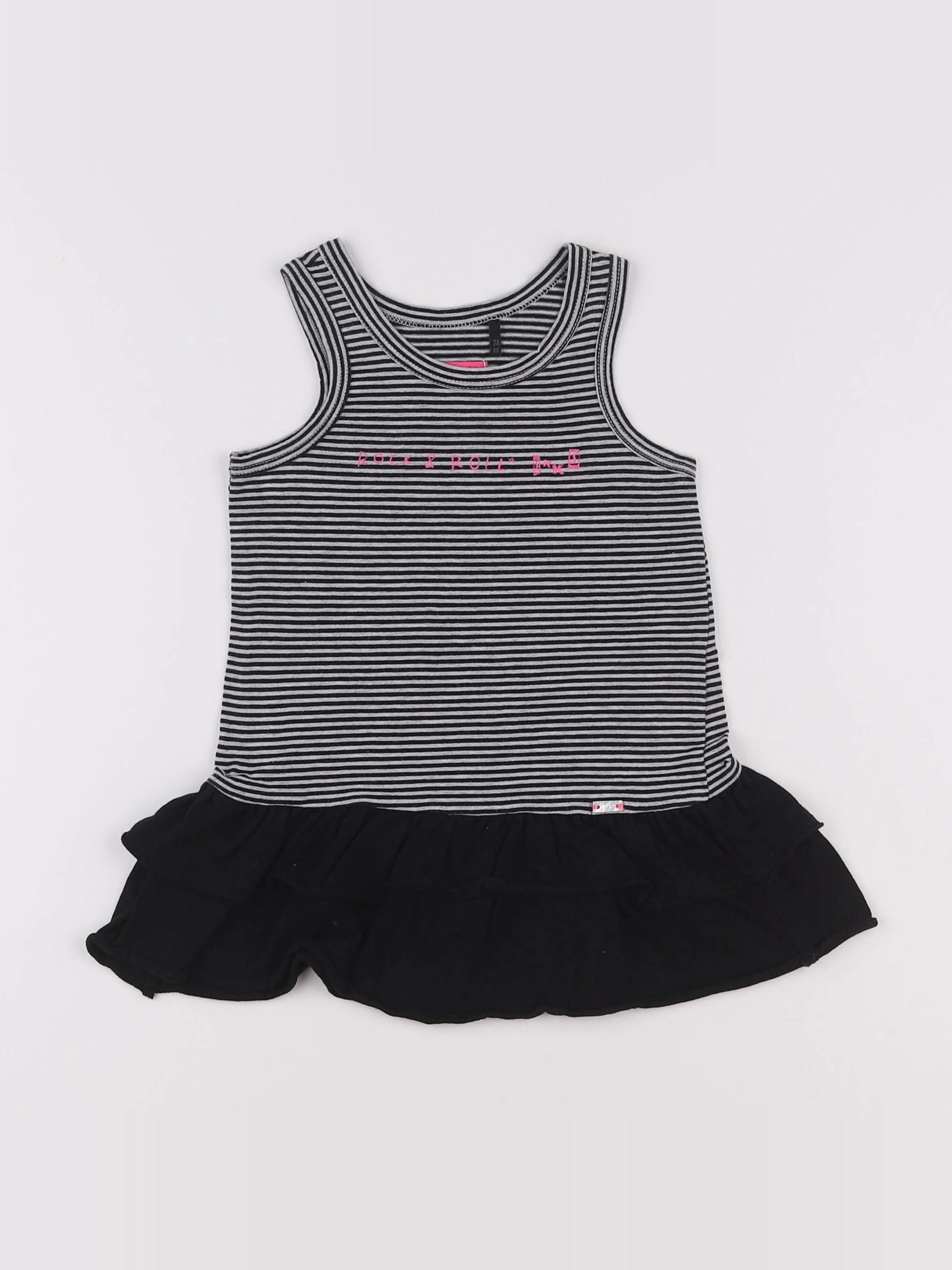 IKKS - robe noir - 2 ans
