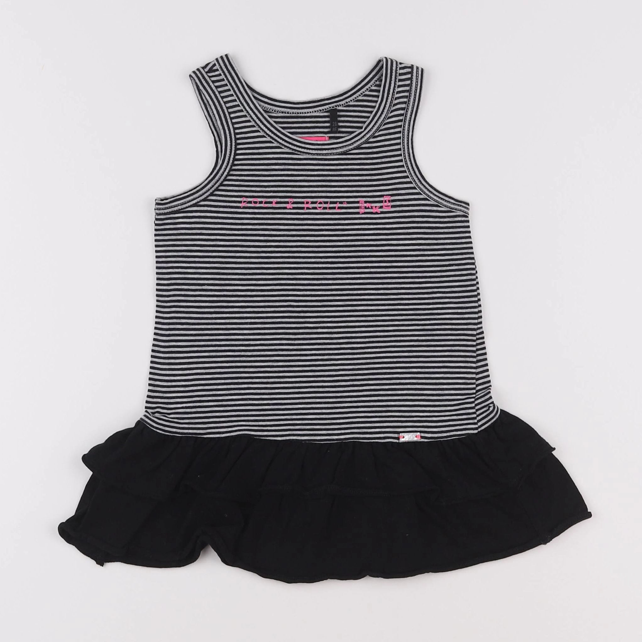 IKKS - robe noir - 2 ans