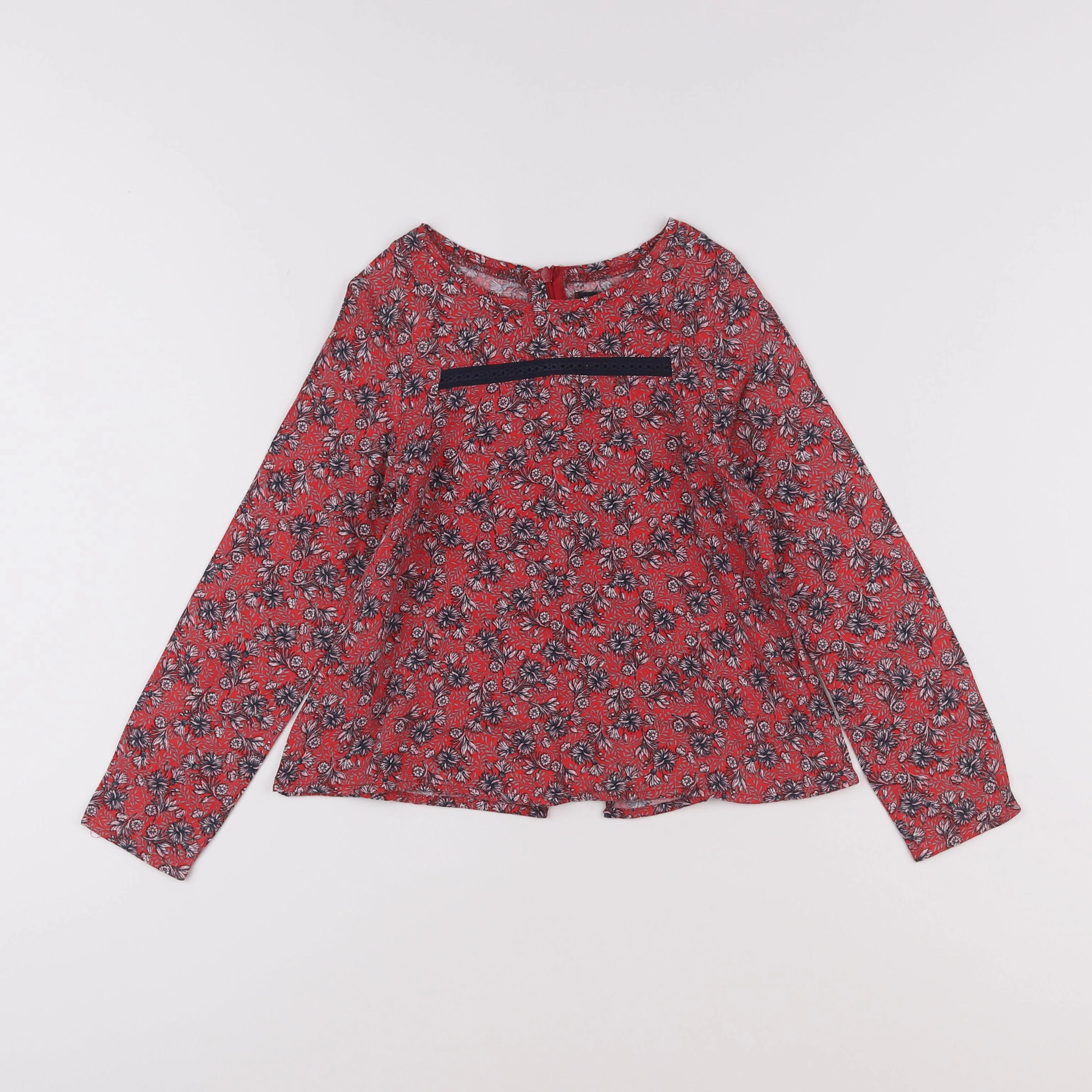 IKKS - blouse rouge - 6 ans