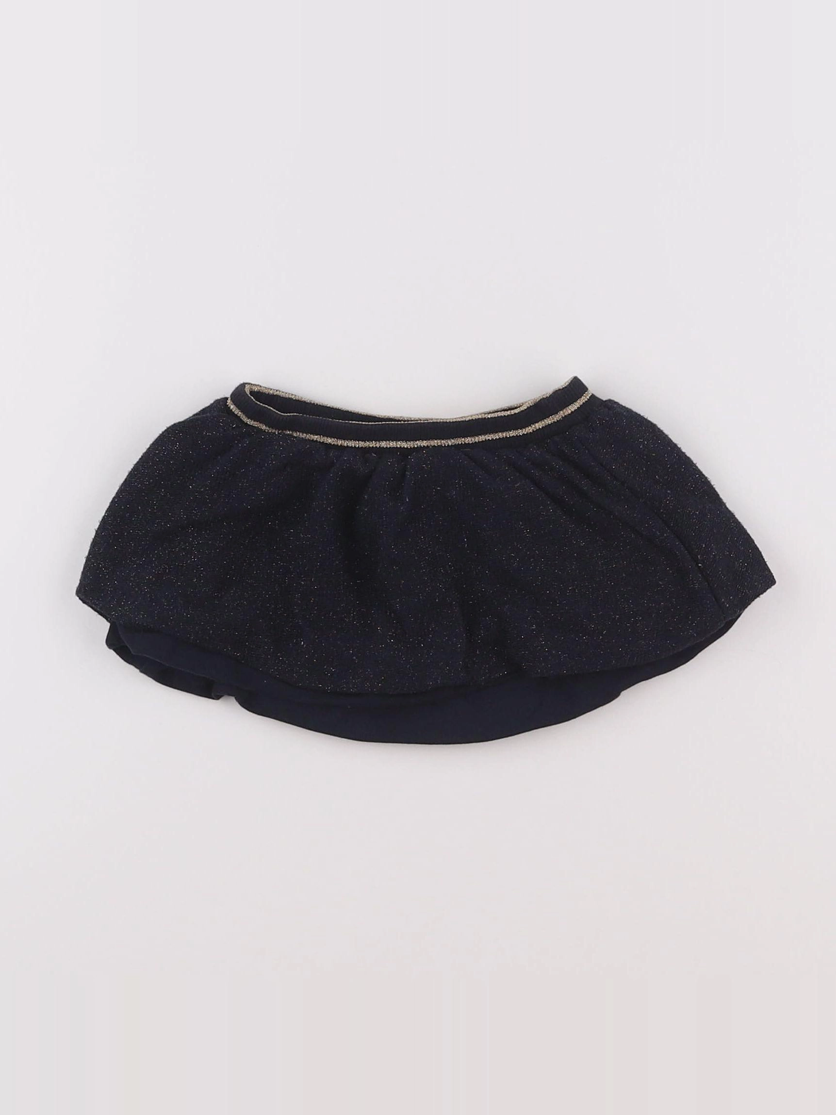 IKKS - jupe or, bleu - 12 mois