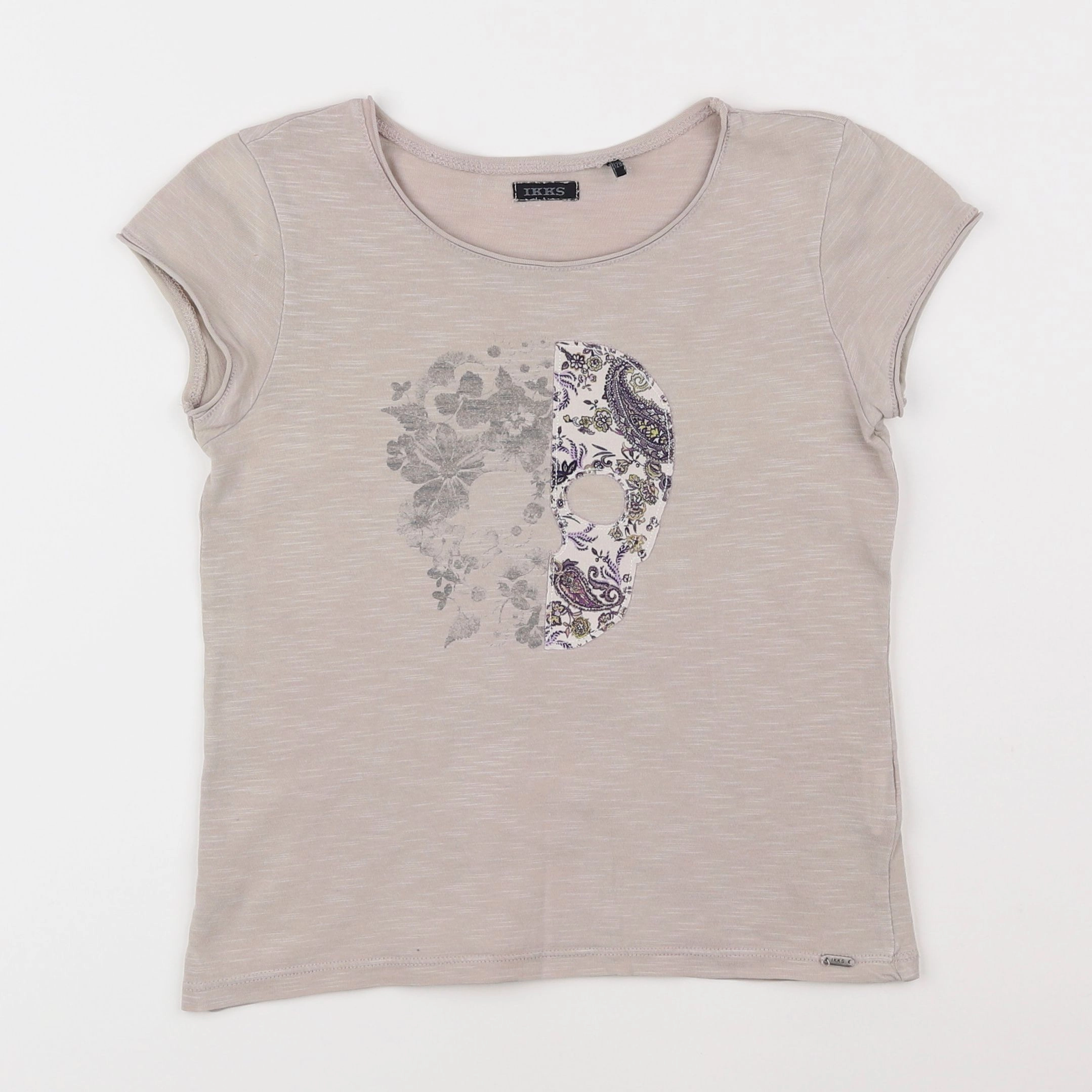 IKKS - tee-shirt marron - 8 ans