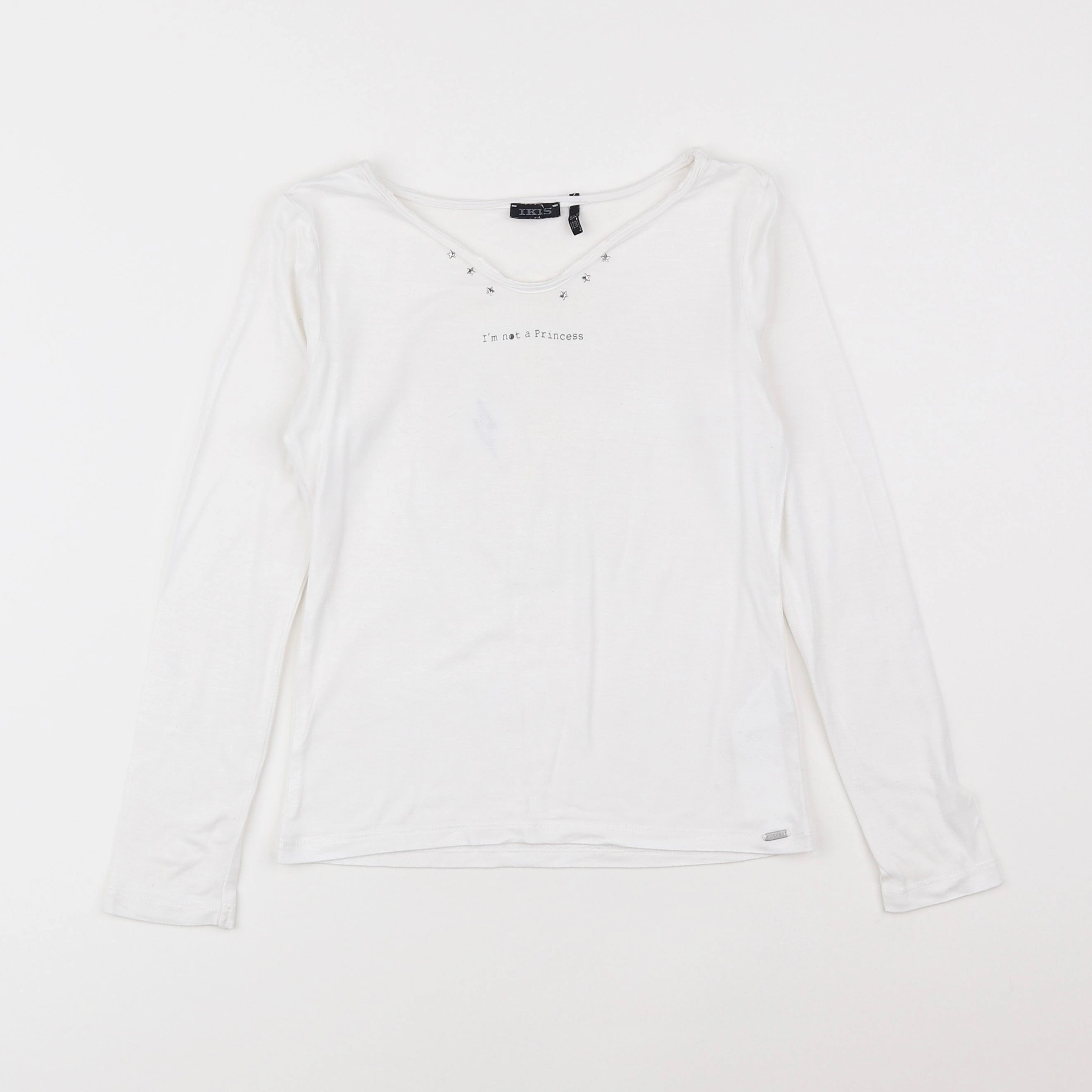 IKKS - tee-shirt imprimé au dos blanc - 8 ans