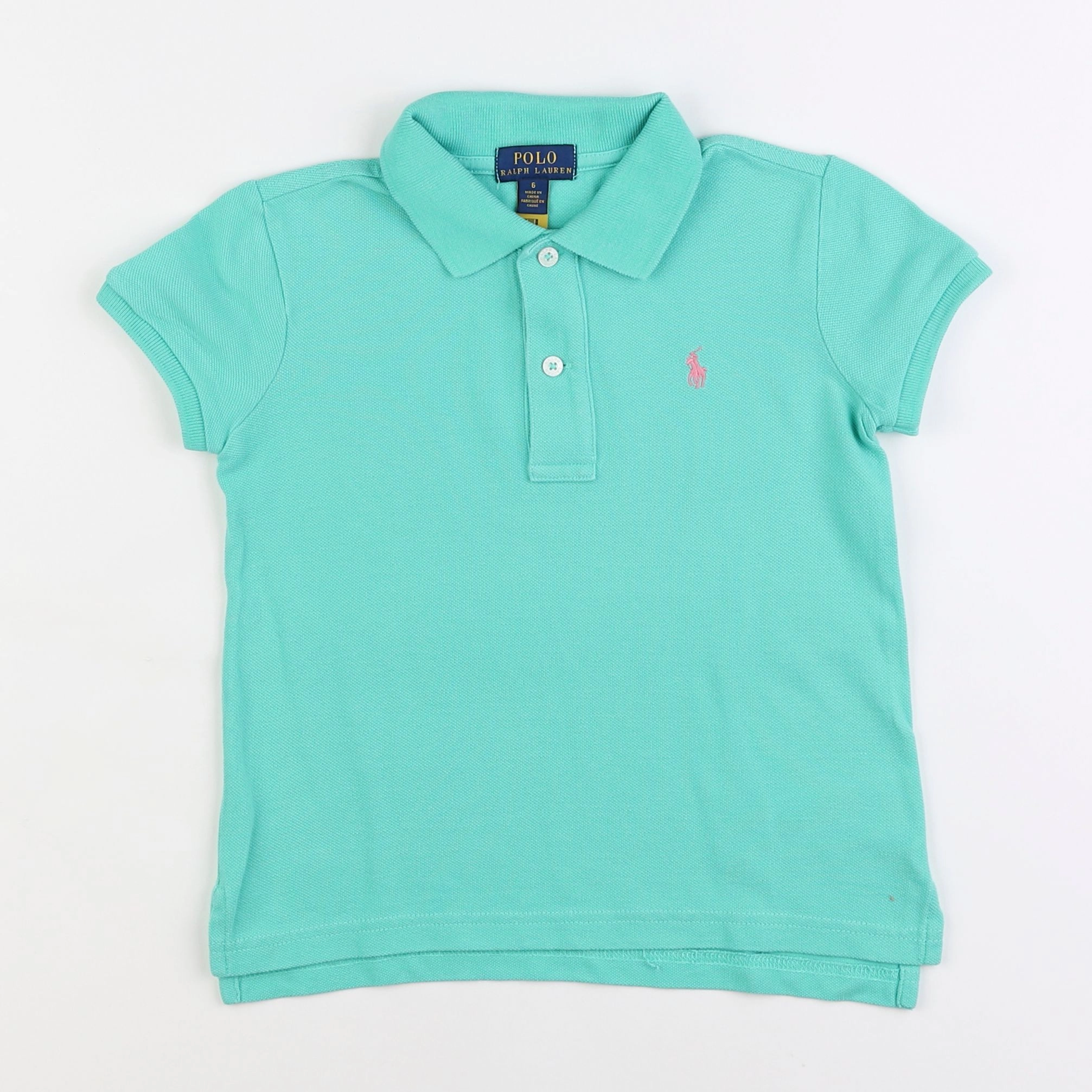 Ralph Lauren - polo vert - 6 ans