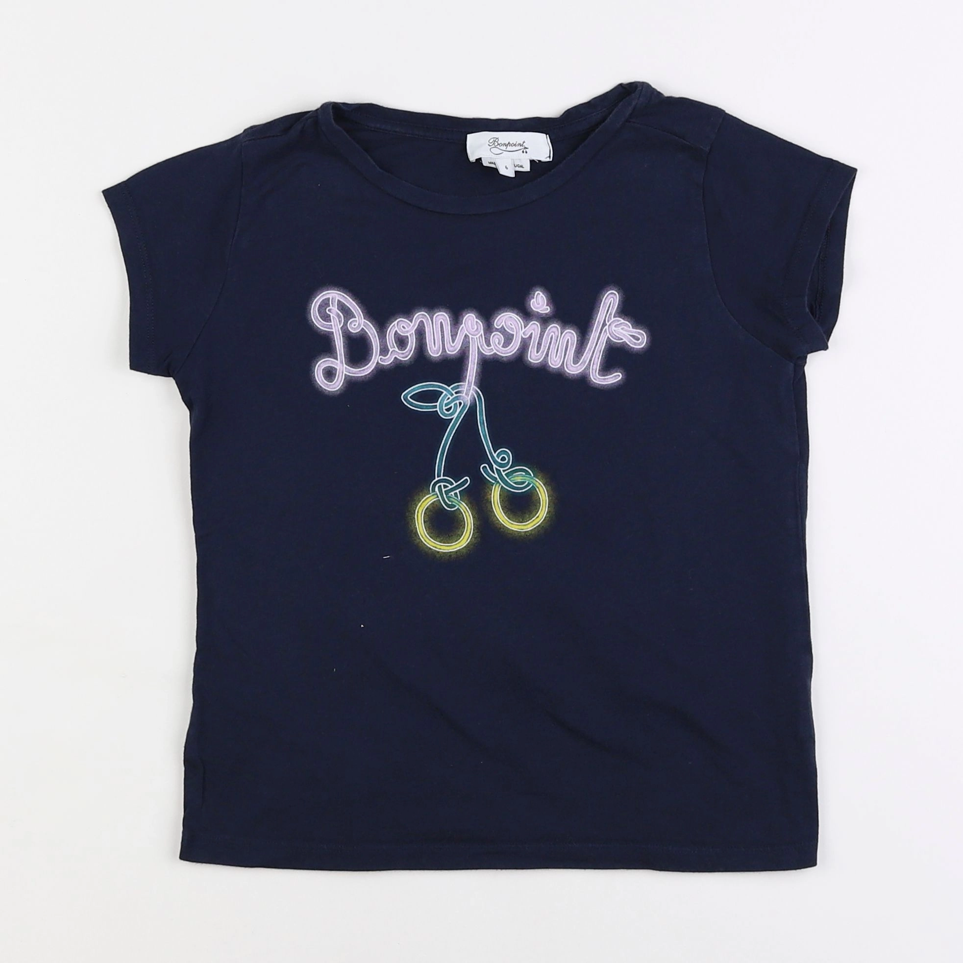 Bonpoint - tee-shirt bleu - 6 ans