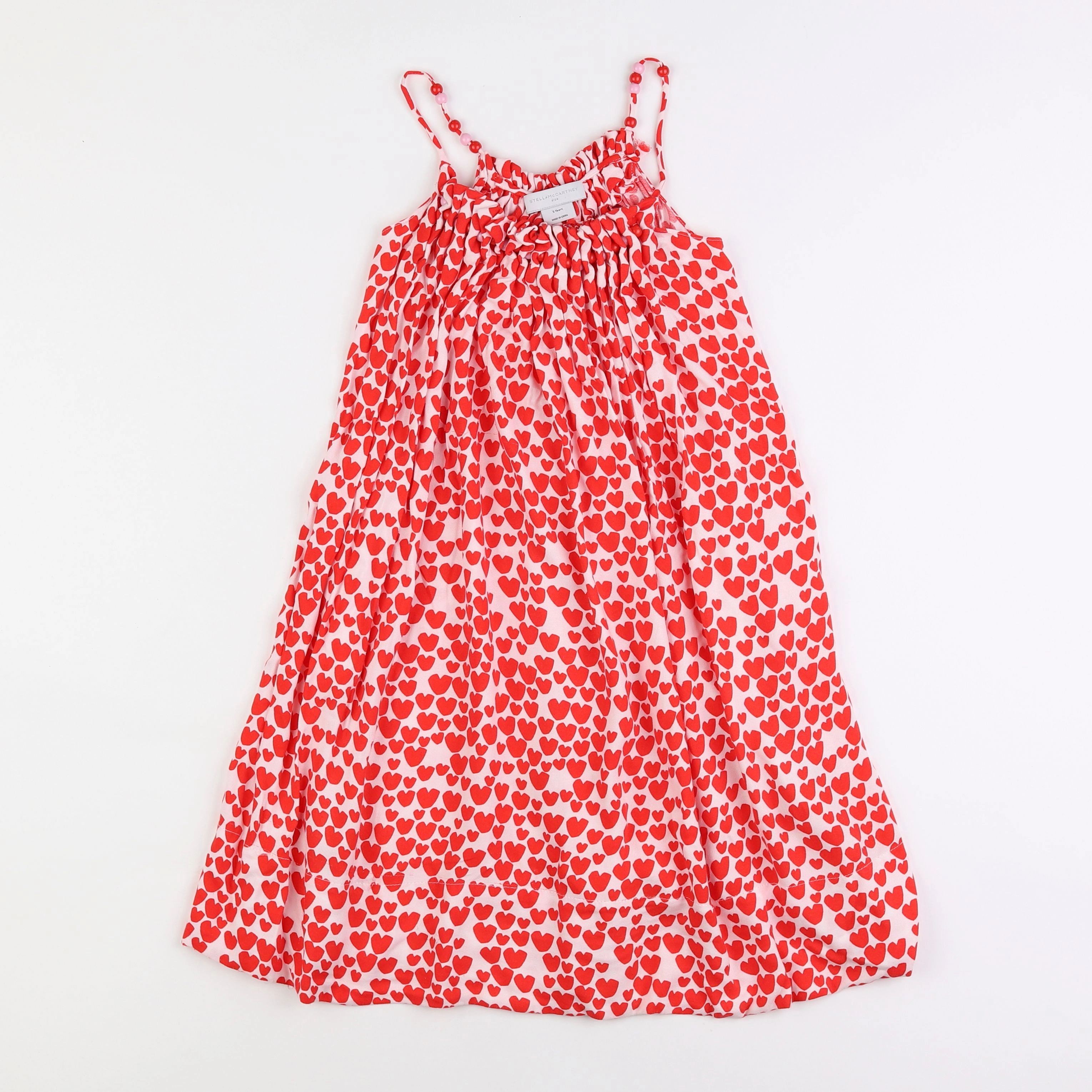 Stella McCartney Kids - robe blanc, rouge - 5 ans