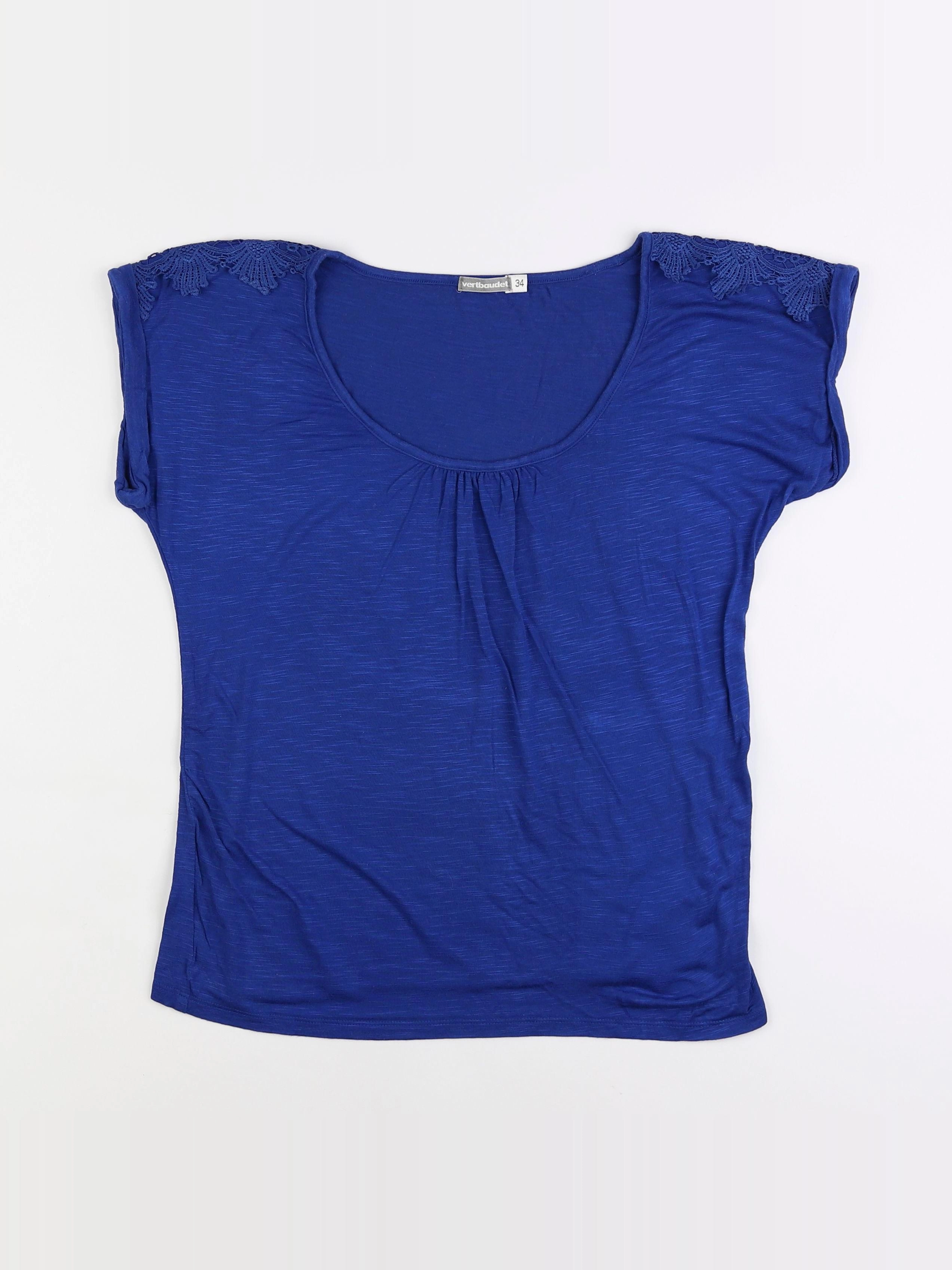 Vertbaudet - tee-shirt grossesse bleu - 34