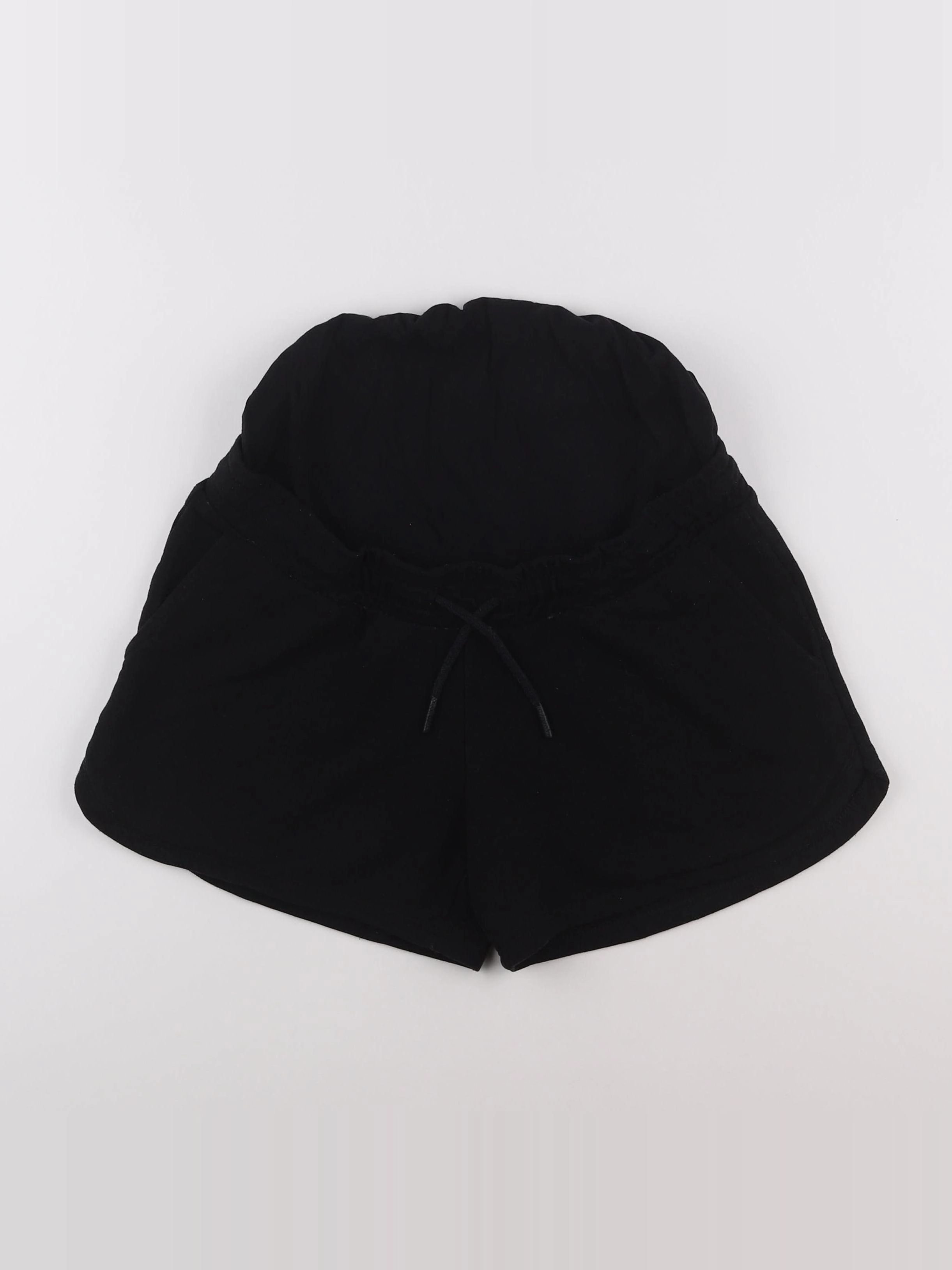 H&M - short grossesse noir - 34