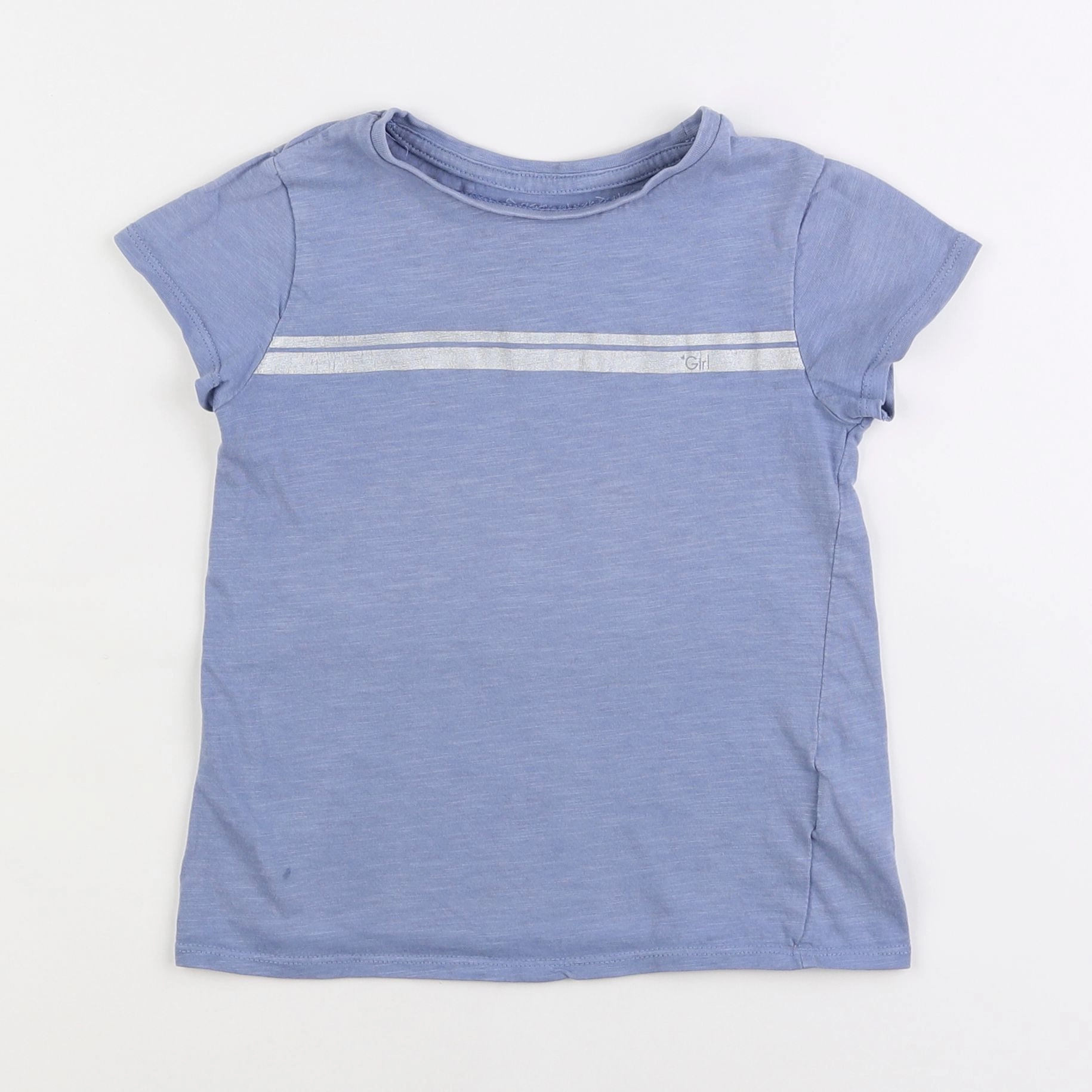 Vertbaudet - tee-shirt bleu - 6 ans