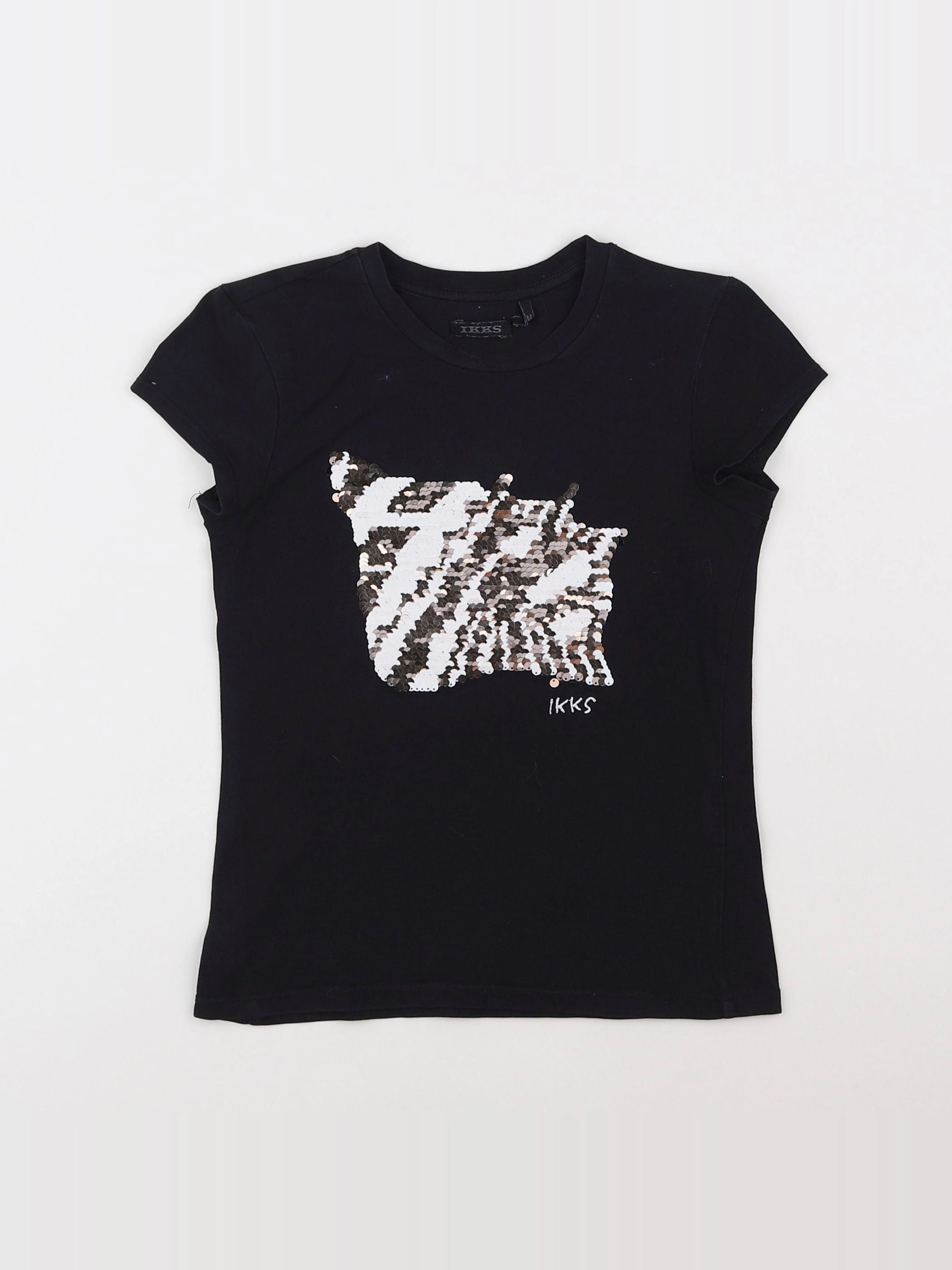 IKKS - tee-shirt noir - 6 ans