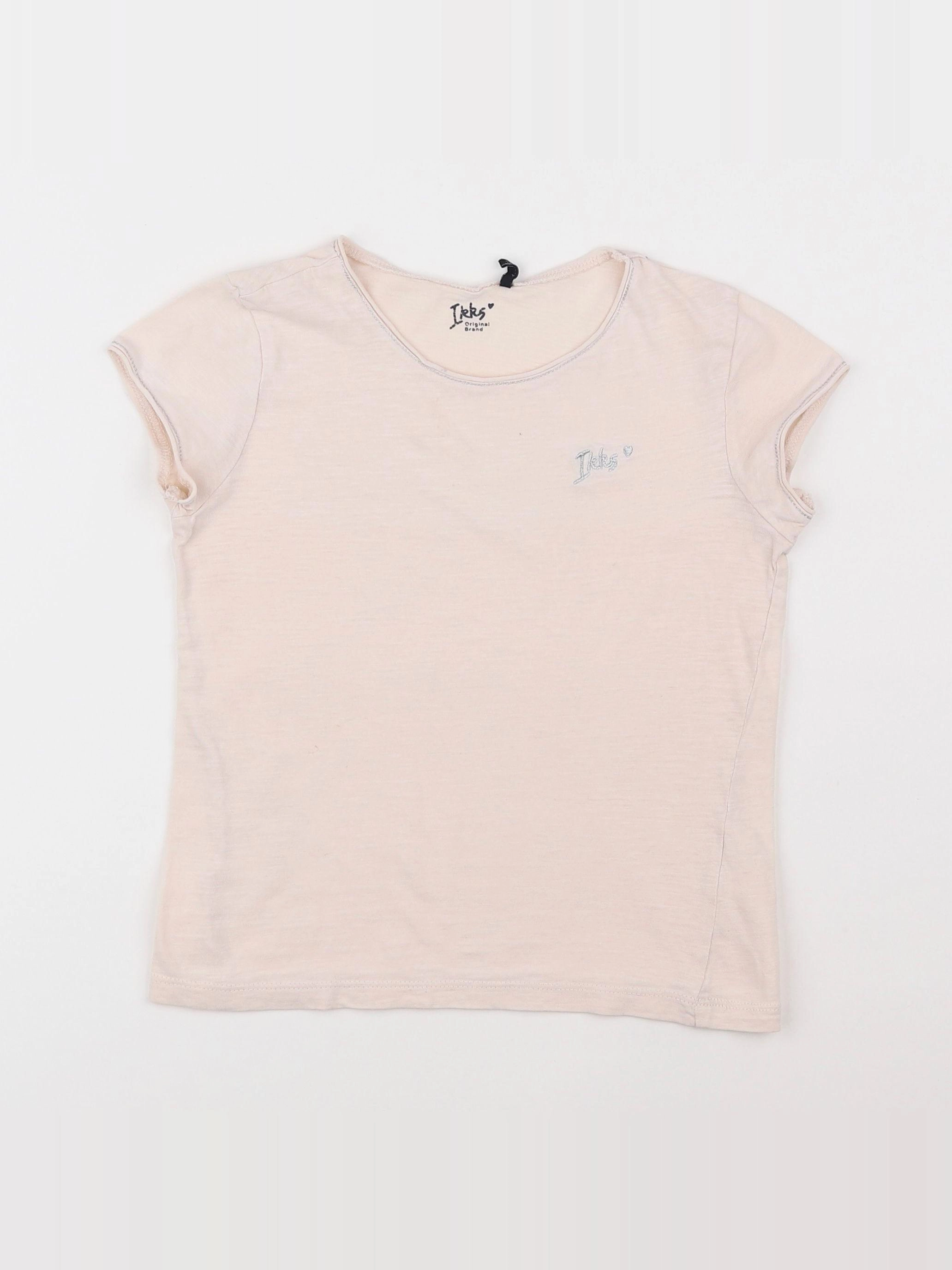 IKKS - tee-shirt rose - 8 ans