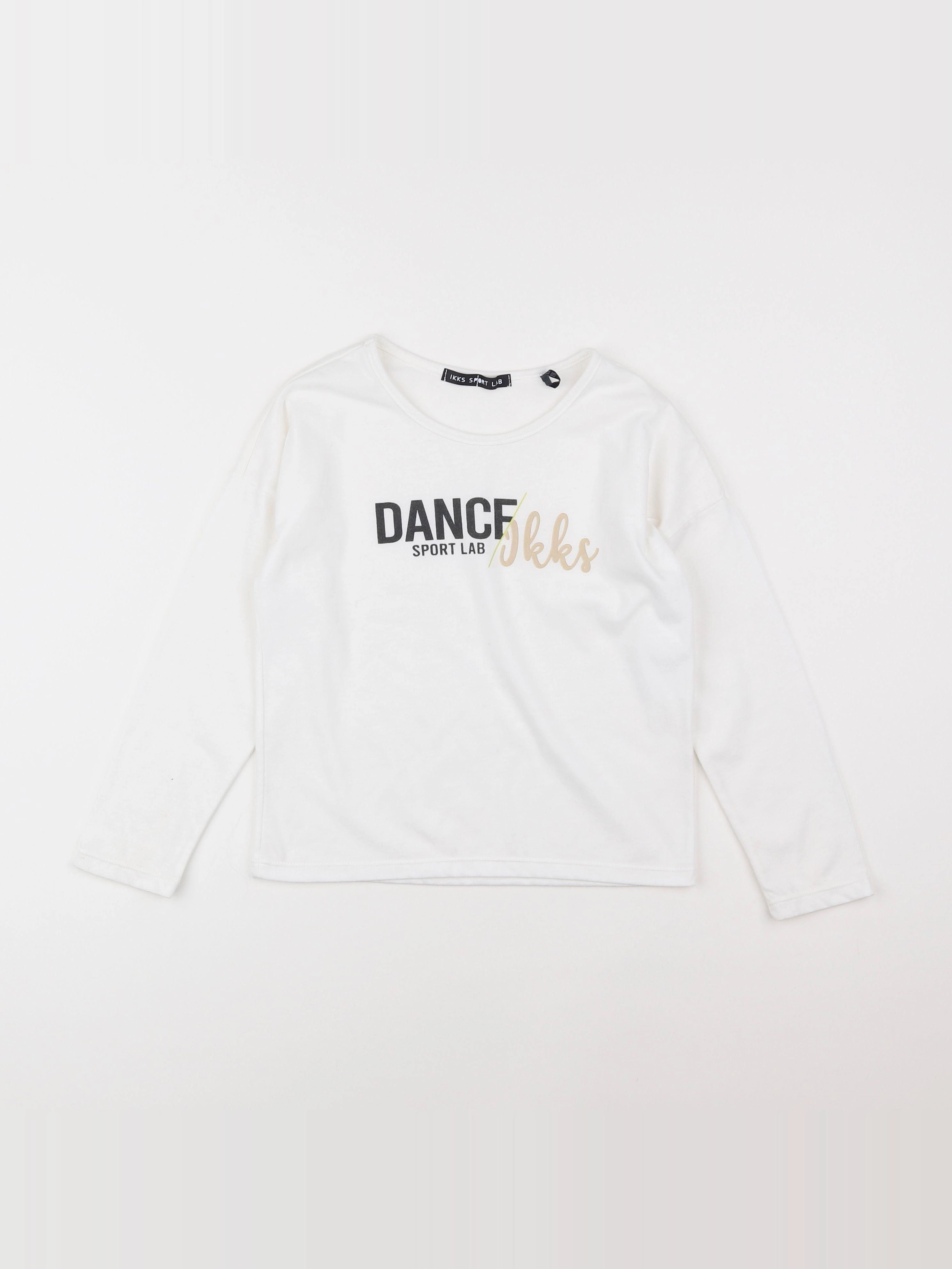 IKKS - tee-shirt blanc - 6 ans