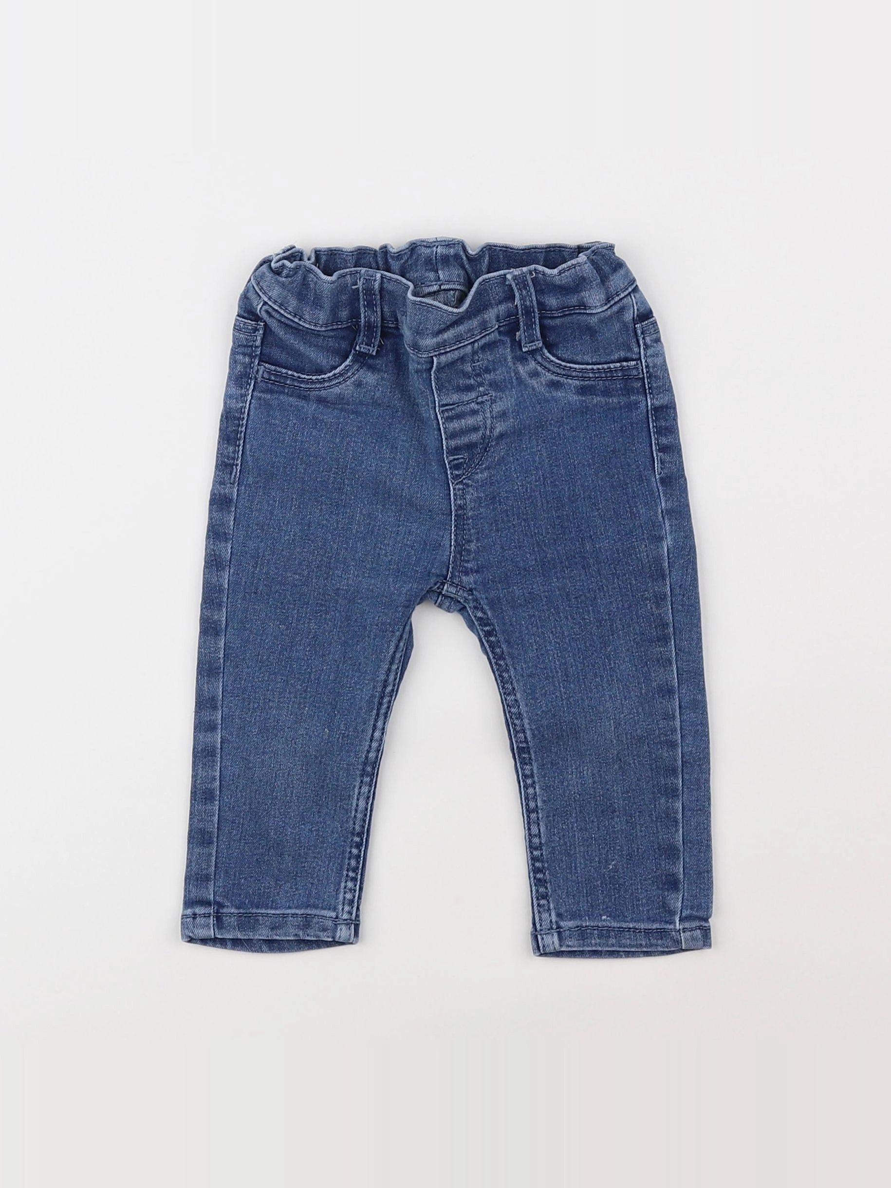 H&M - jean bleu - 6/9 mois