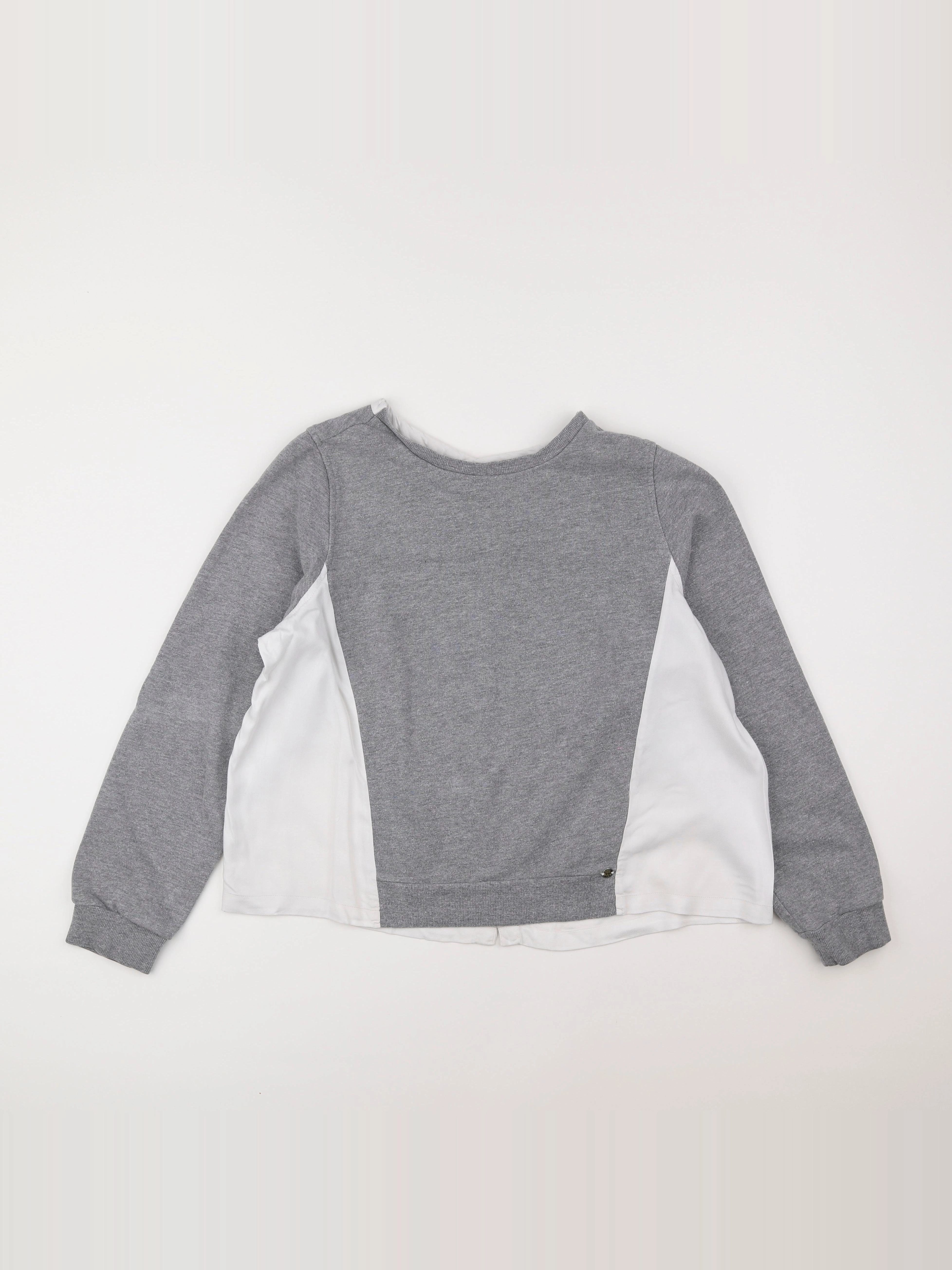 IKKS - sweat gris - 16 ans