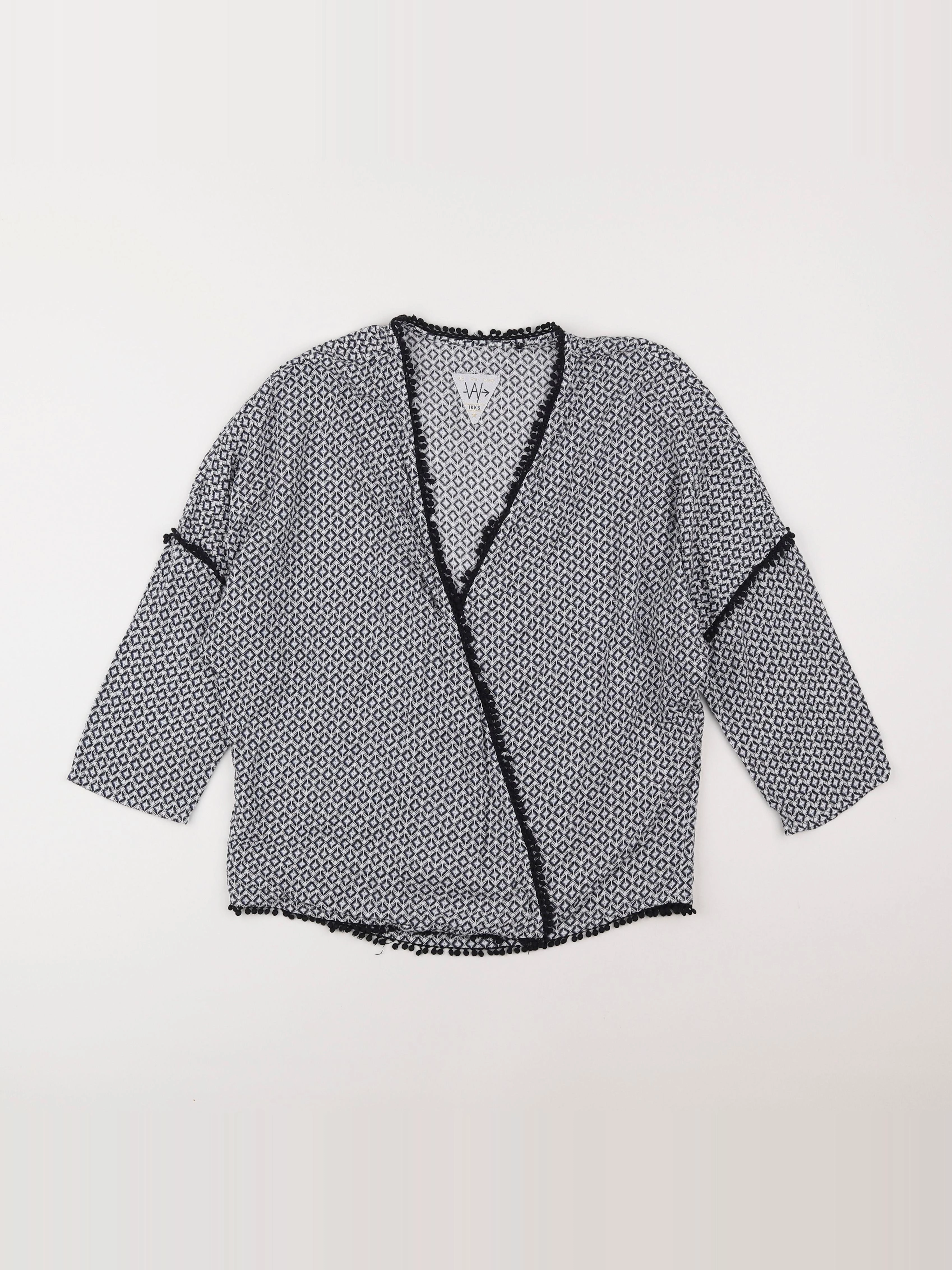 IKKS - gilet gris - 12 ans