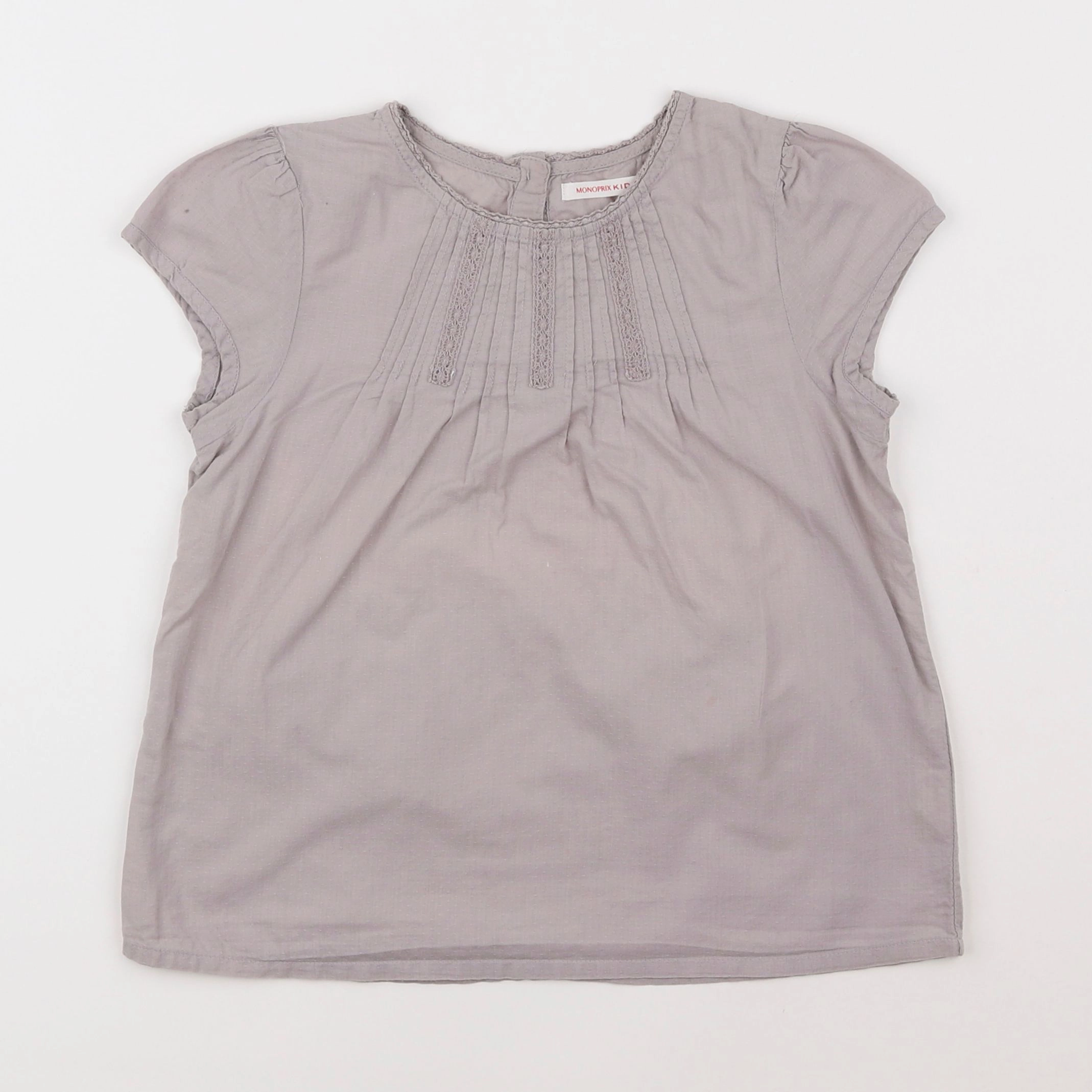 Monoprix - blouse gris - 6 ans