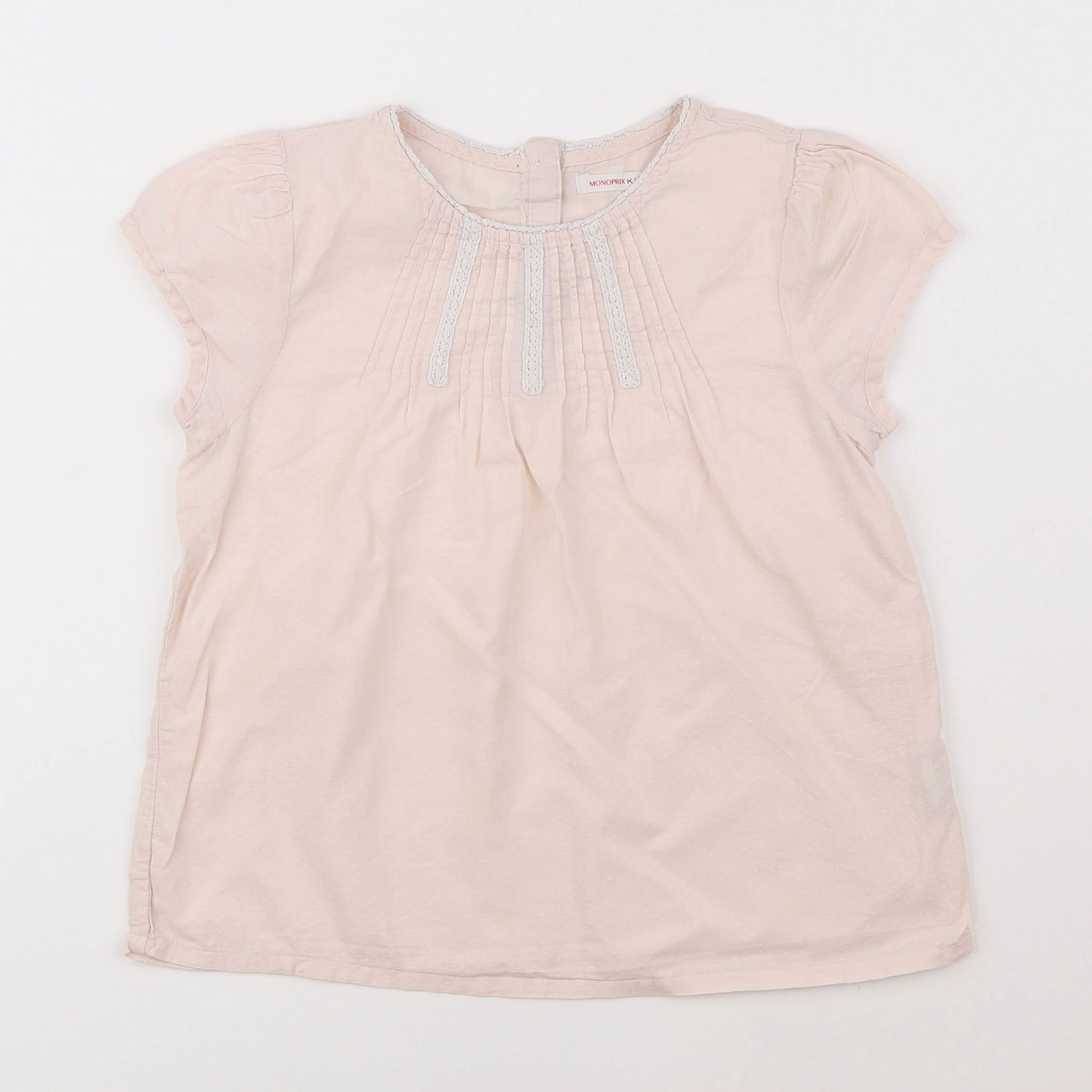 Monoprix - blouse rose - 6 ans