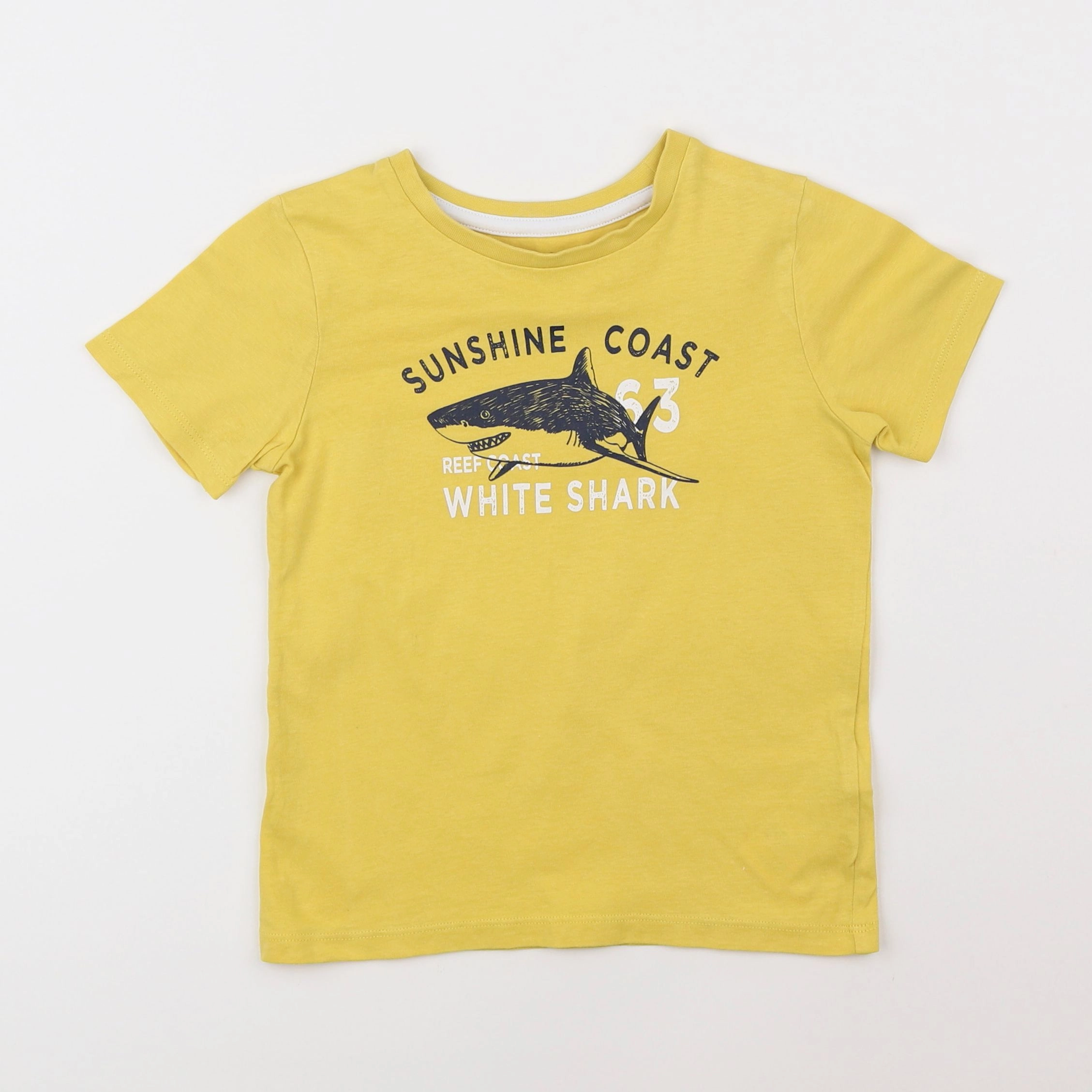 Vertbaudet - tee-shirt jaune - 4 ans