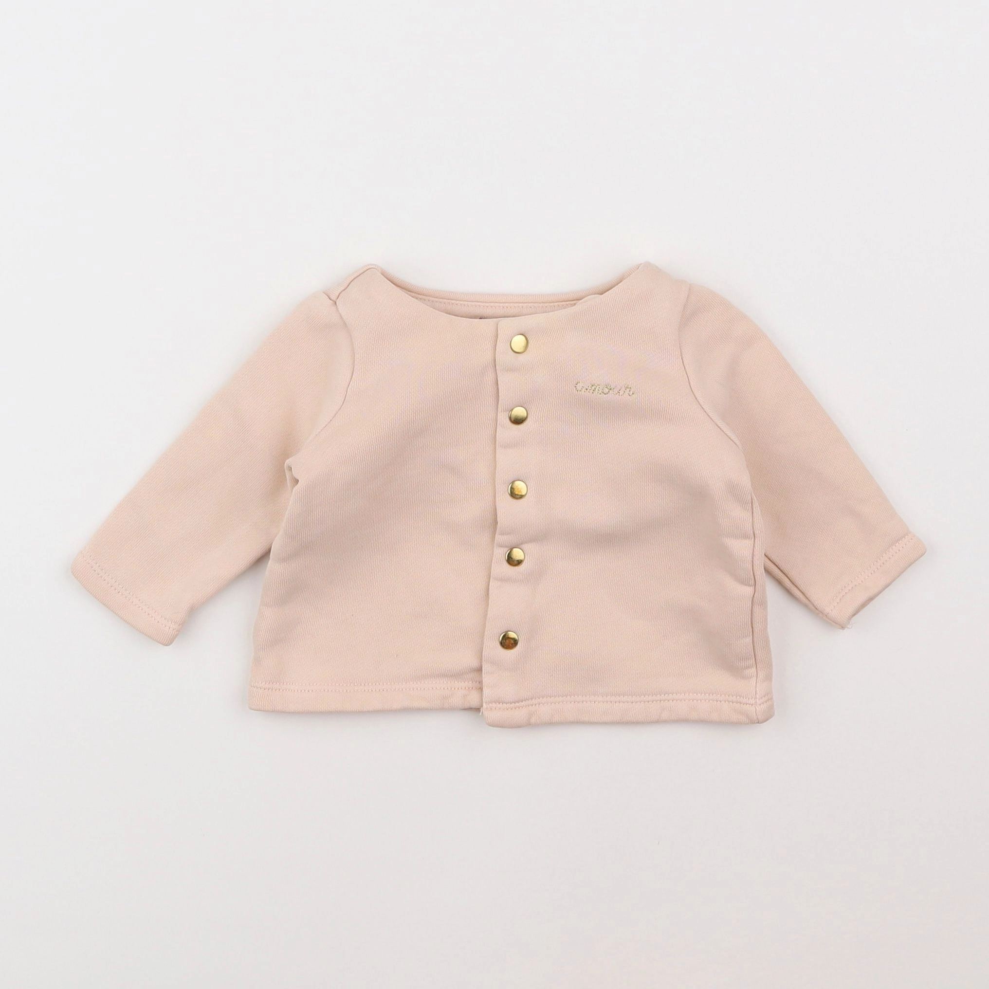 Natalys - sweat coton rose - 3 mois