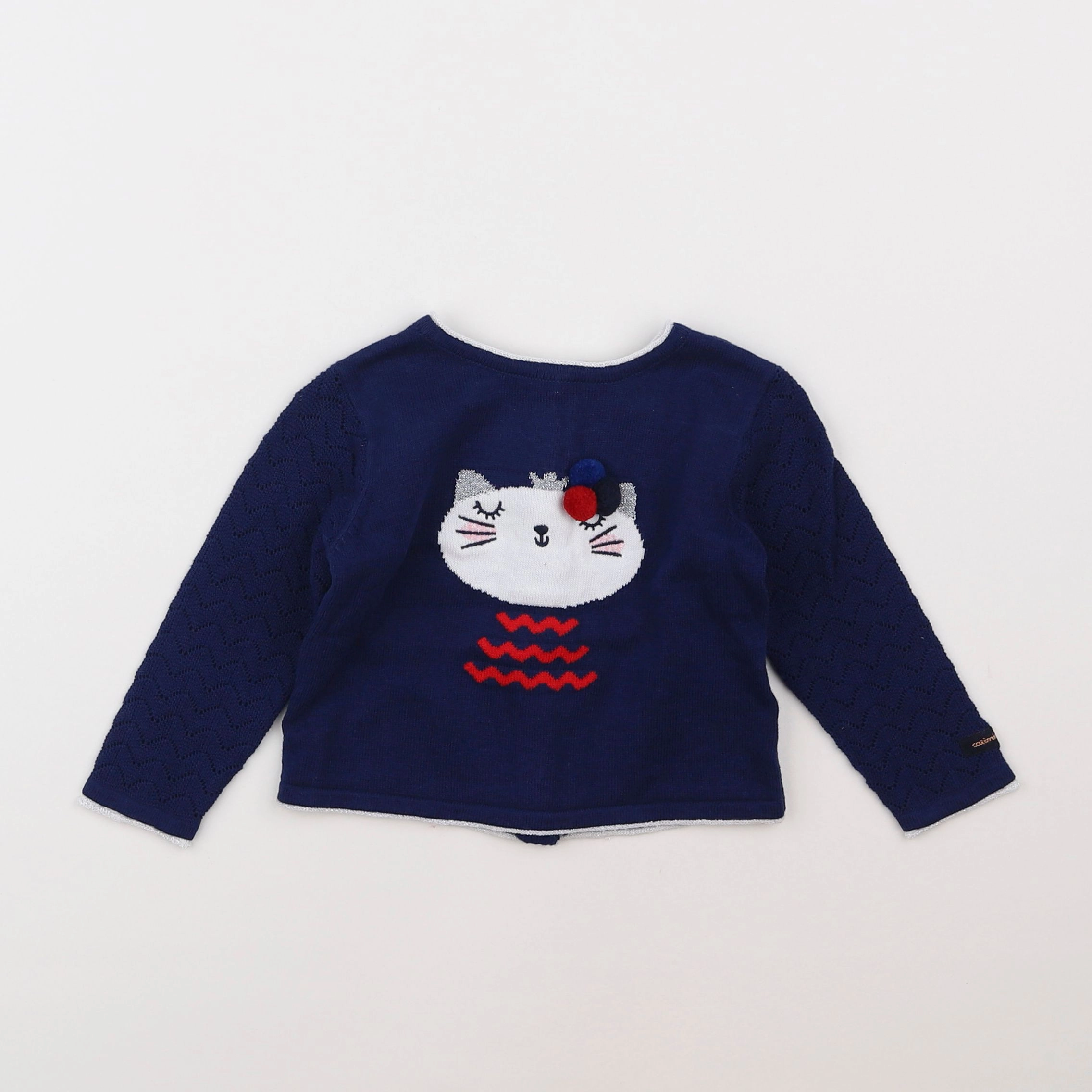 Catimini - pull bleu - 12 mois