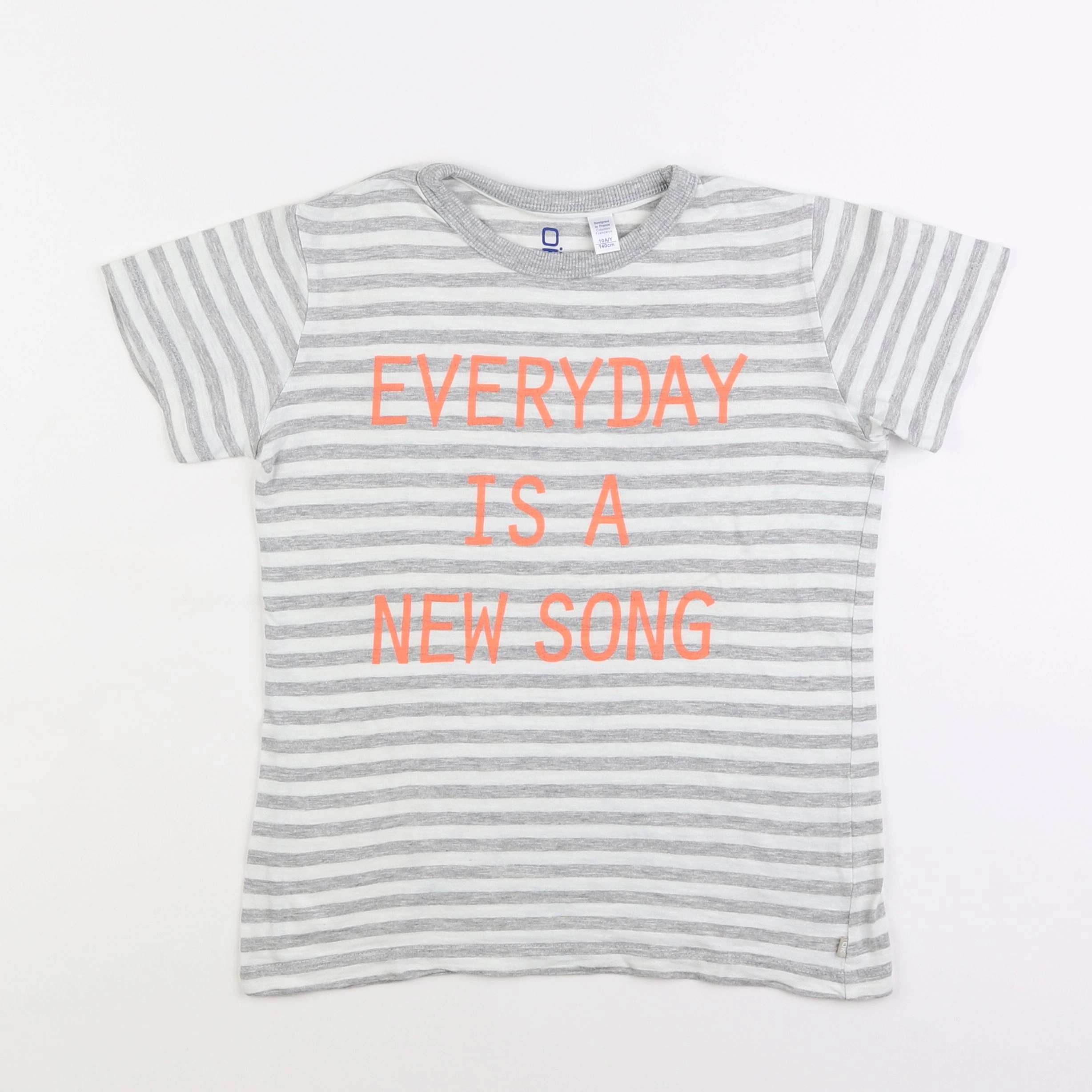 Okaidi - tee-shirt gris - 10 ans