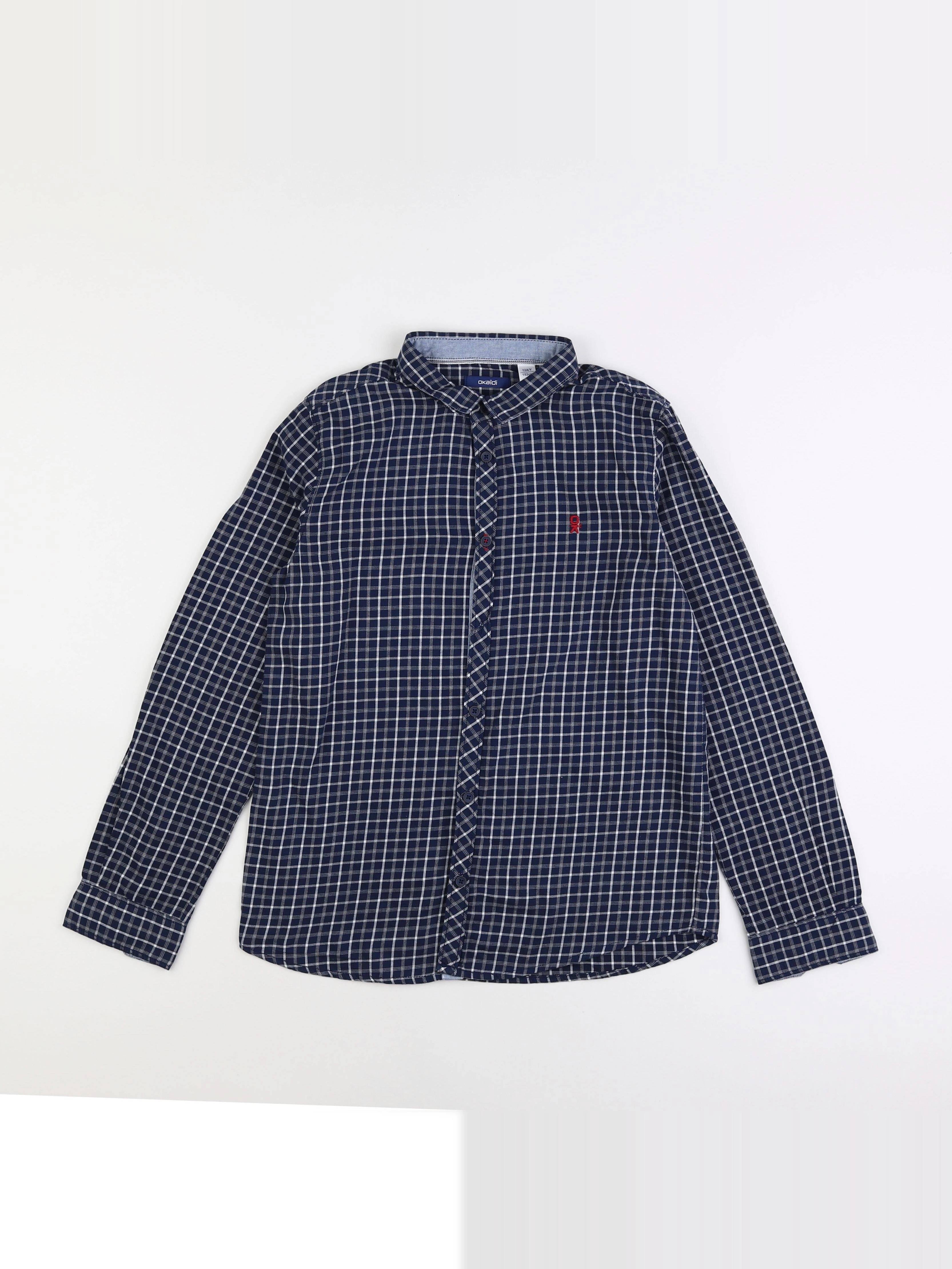 Okaidi - chemise bleu - 12 ans